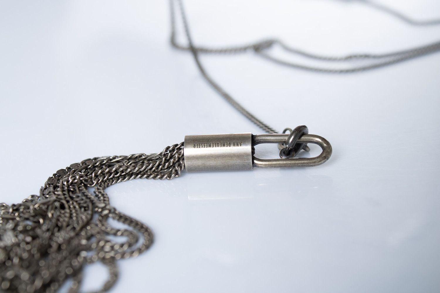Ann Demeulemeester Ann Demeulemeester, 925 double tassel necklace Size ONE SIZE - 2 Thumbnail