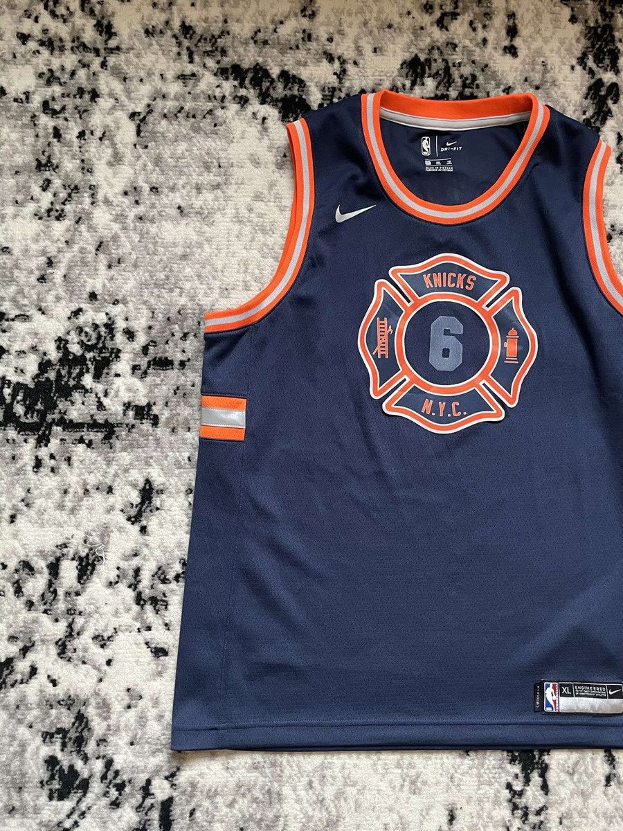 NBA × Nike × Vintage New York Knicks Jersey Nike Nba Prozingis 6 Xl Size US XL / EU 56 / 4 - 3 Thumbnail
