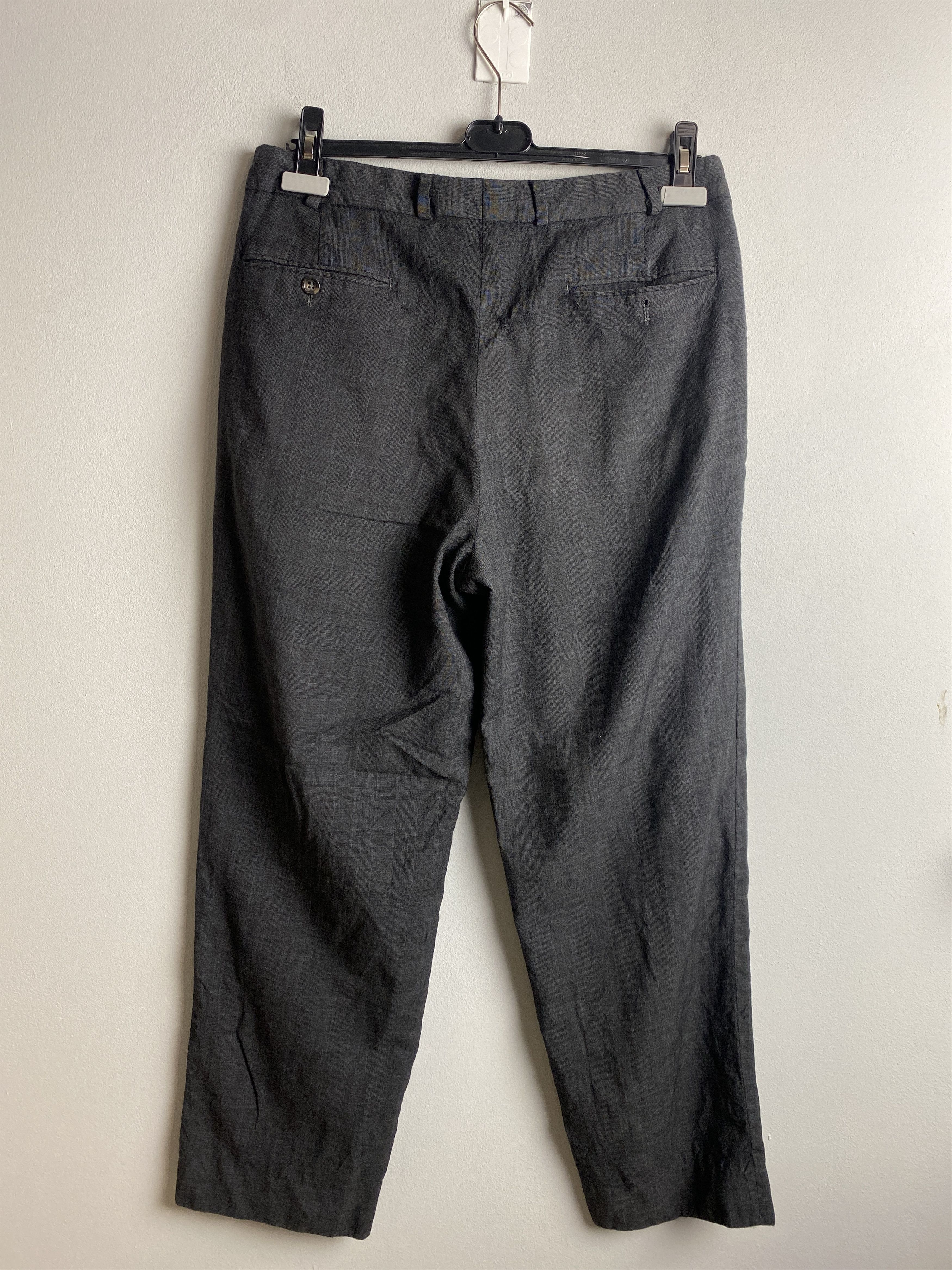Vintage YSL Yves Saint Laurent vintage casual pants formal Size US 34 / EU 50 - 3 Thumbnail