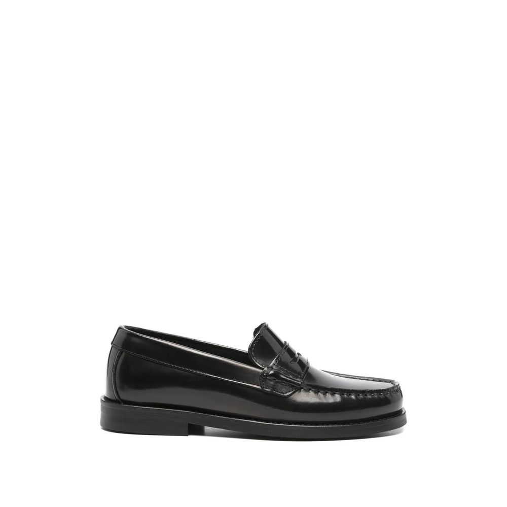 VINNY's Vinny's BLACK Loafers Size US 7 / IT 37 - 1 Thumbnail