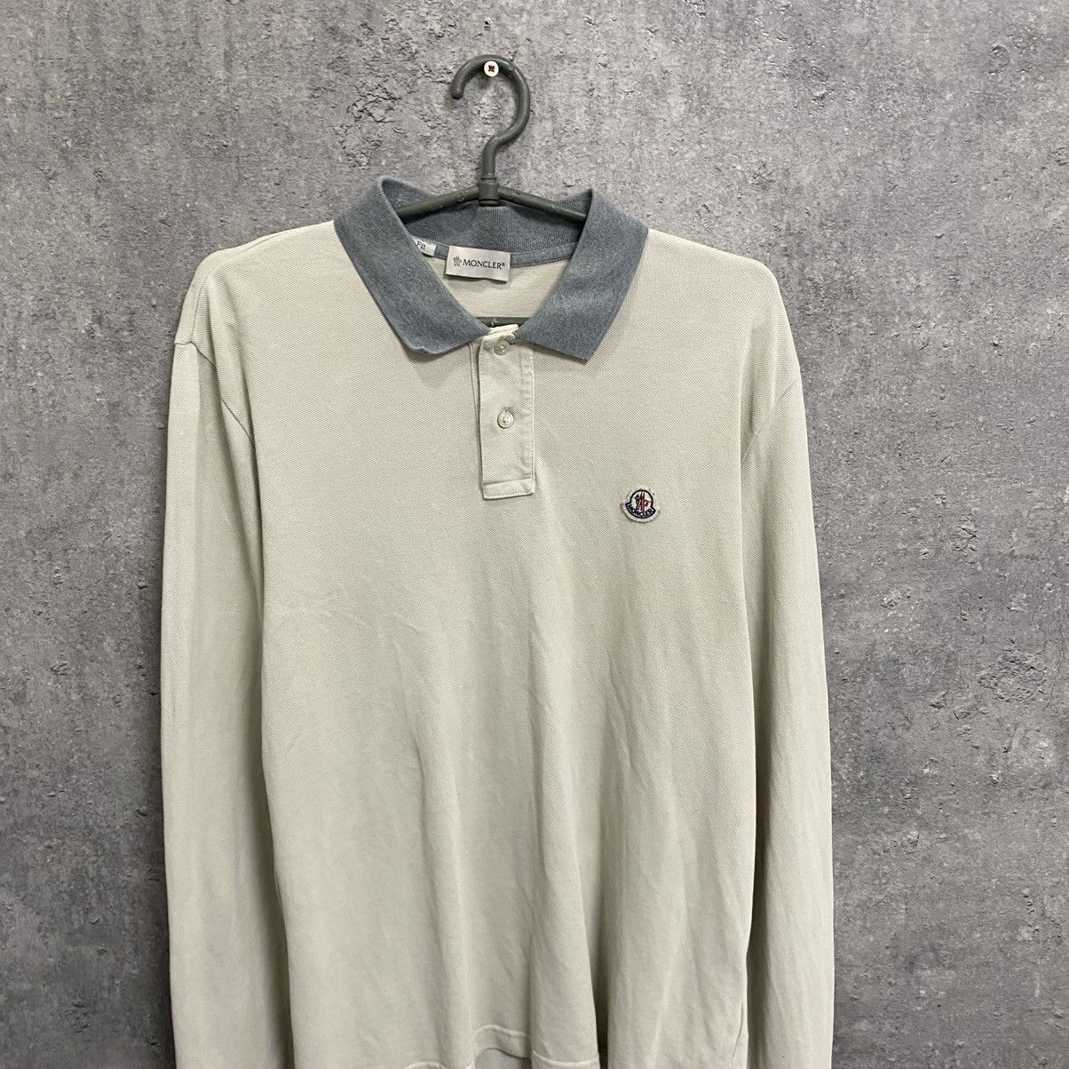 Moncler Moncler Polo Long Sleeve Size US XL / EU 56 / 4 - 4 Thumbnail