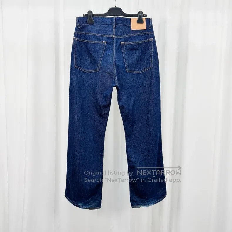 Acne Studios Acne Studios 2021M Fit Leather Patch Jeans Size US 31 - 2 Thumbnail