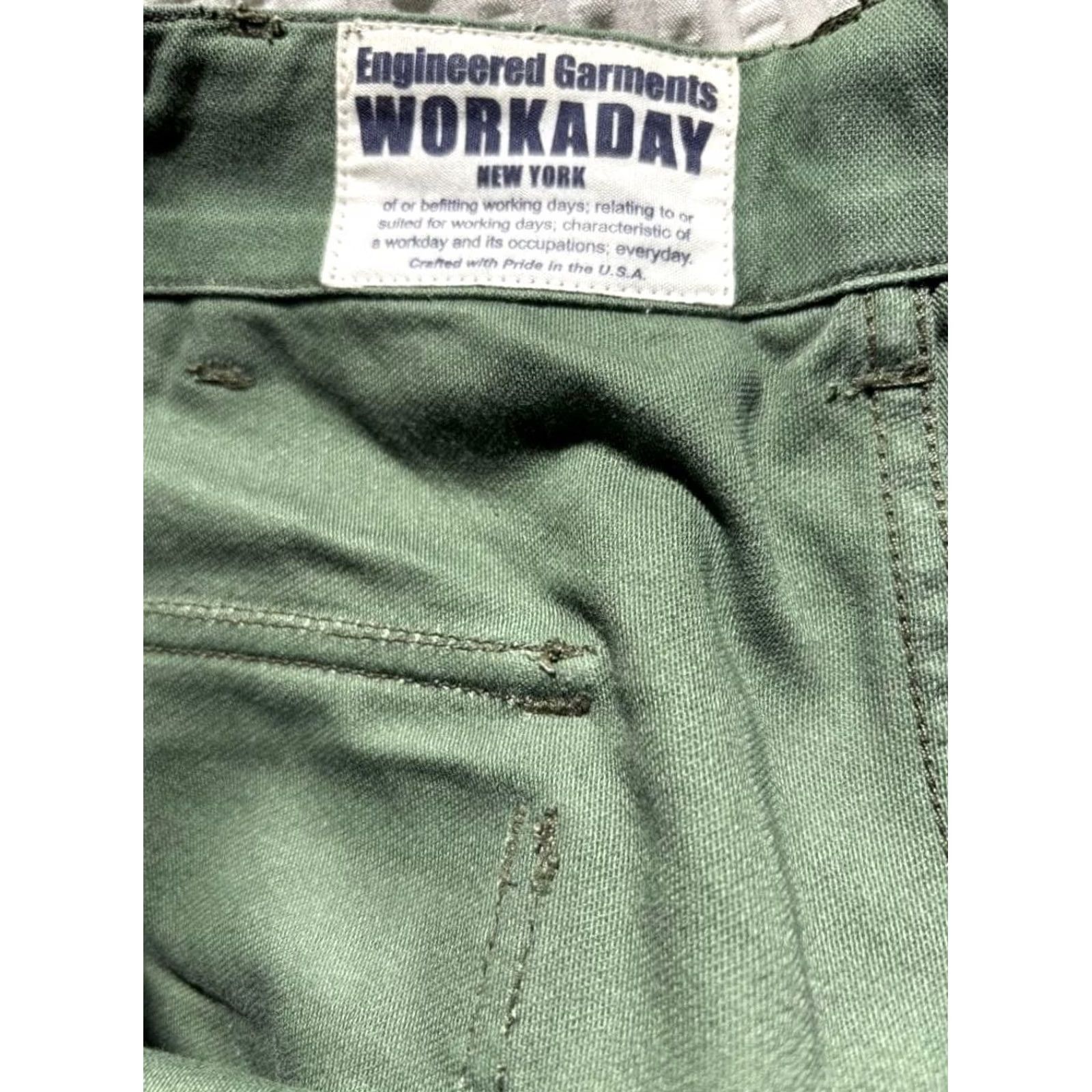 Engineered Garments Engineered Garments Baker Pants Men Cotton Green M Regular Size M Navy? Size US 31 - 3 Thumbnail