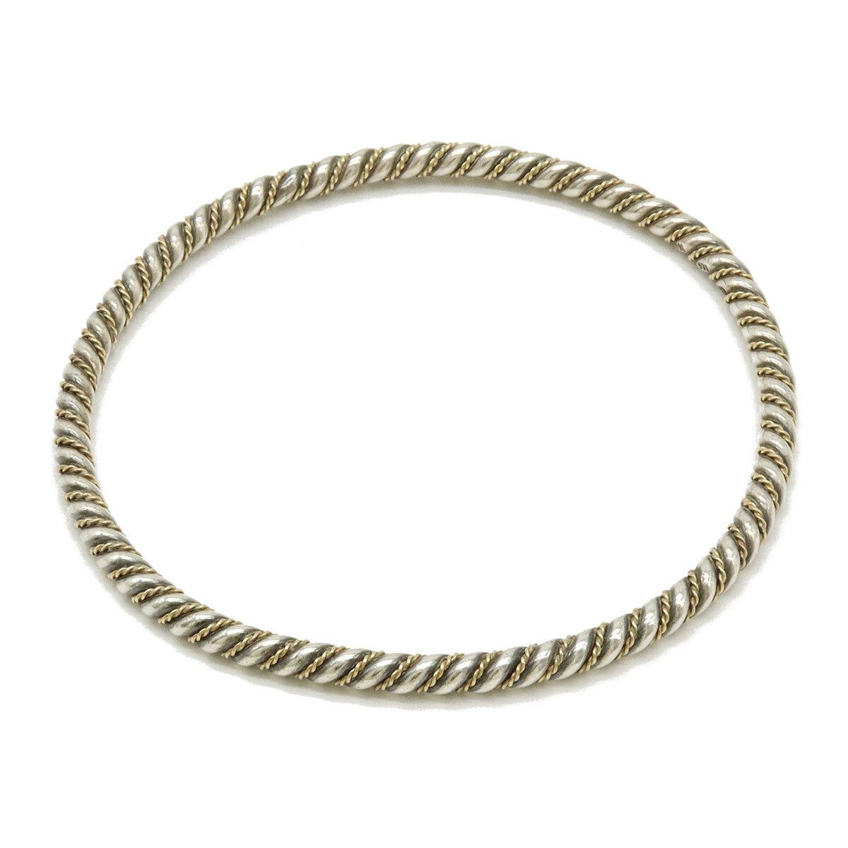 Tiffany & Co. Tiffany & Co. Tiffany & Co. Twist Silver Bangle Precious Metal Bangle DUTY FREE for USA Size ONE SIZE - 1 Thumbnail
