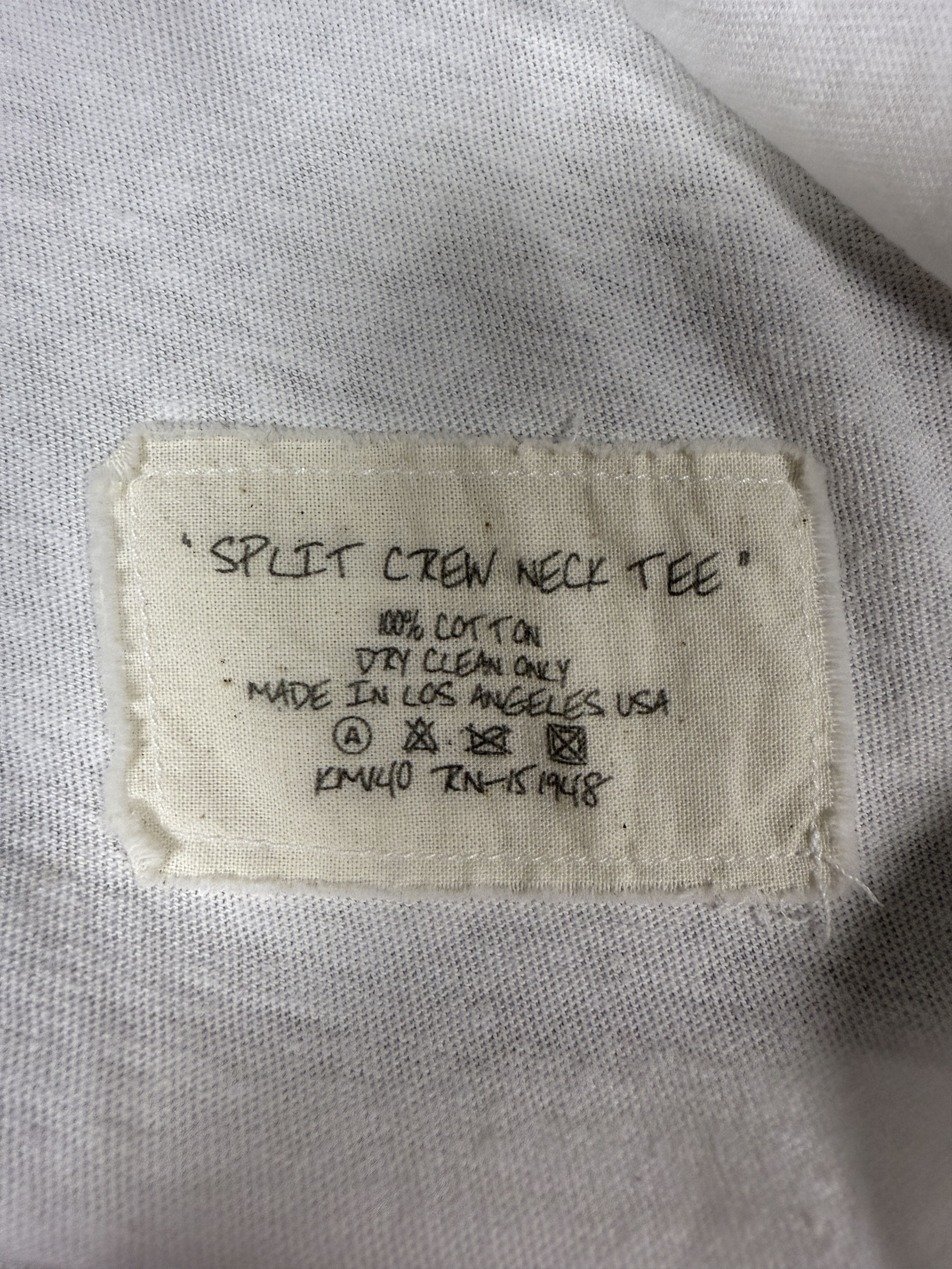 Greg Lauren Greg Lauren Split Crew Neck Tee Size US M / EU 48-50 / 2 - 9 Thumbnail