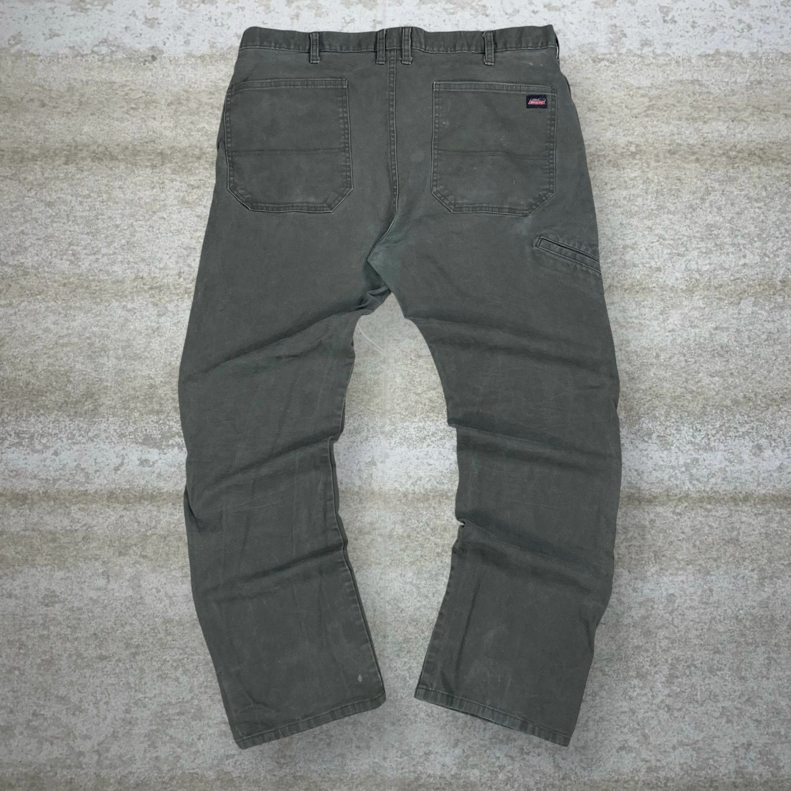 Vintage 90s Dickies Carpenter Pants 38x32 Straight Leg Green