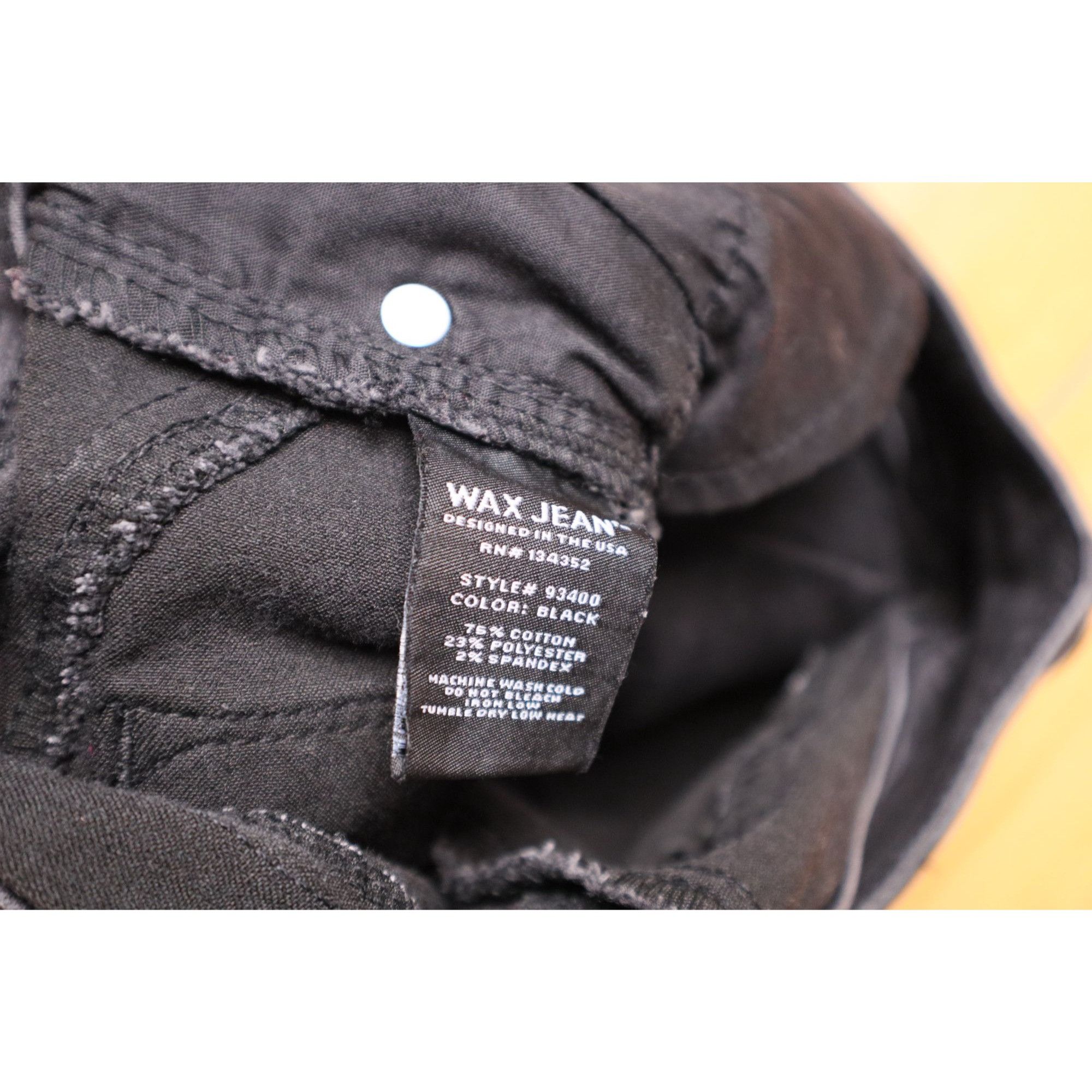 Other Wax Jean “Butt, I Love You” Black Skinny Jeans | High Rise S Size 25" / US 0 / IT 36 - 6 Thumbnail