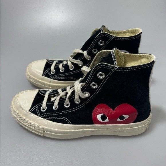 Converse Converse X Comme Des Garcons PLAY Chuck Taylor All Star Hi B Size US 5 / EU 37 - 2 Thumbnail