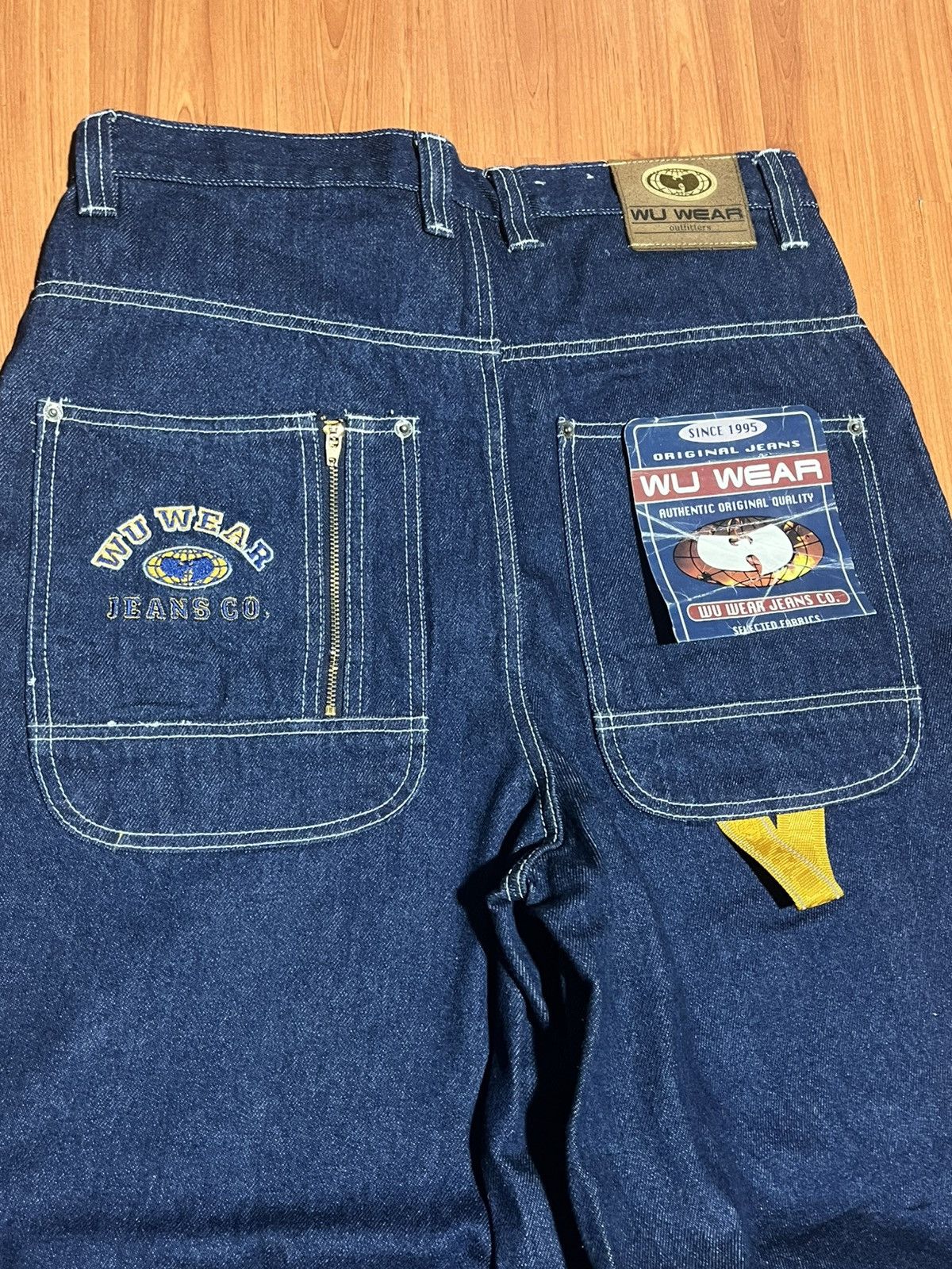Wu-Tang Clan Vintage Rare Wu-wear Y2K carpenter jeans Size US 33 - 20 Thumbnail