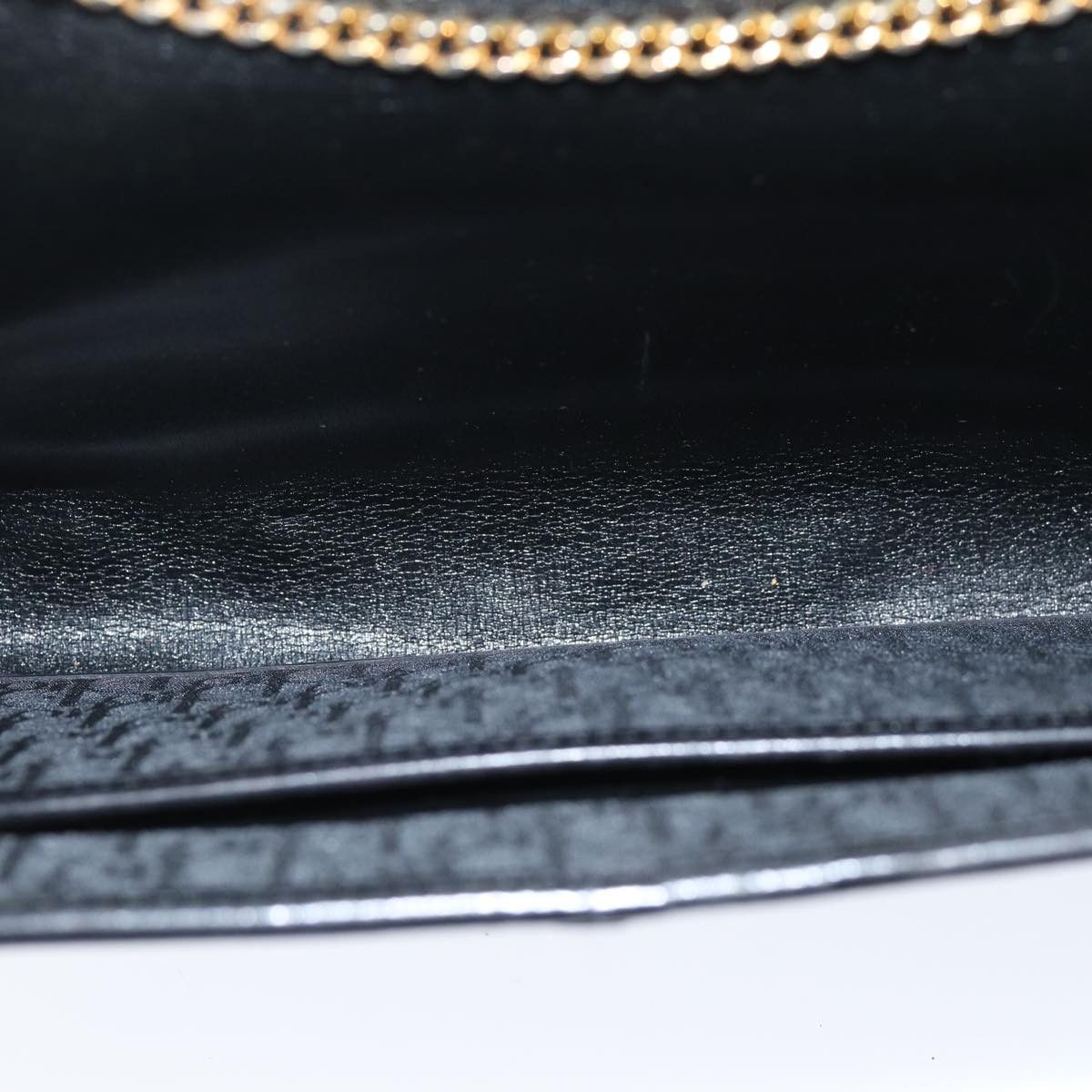 Dior DIOR Trotter Canvas Chain Shoulder Bag Black Size ONE SIZE - 11 Thumbnail