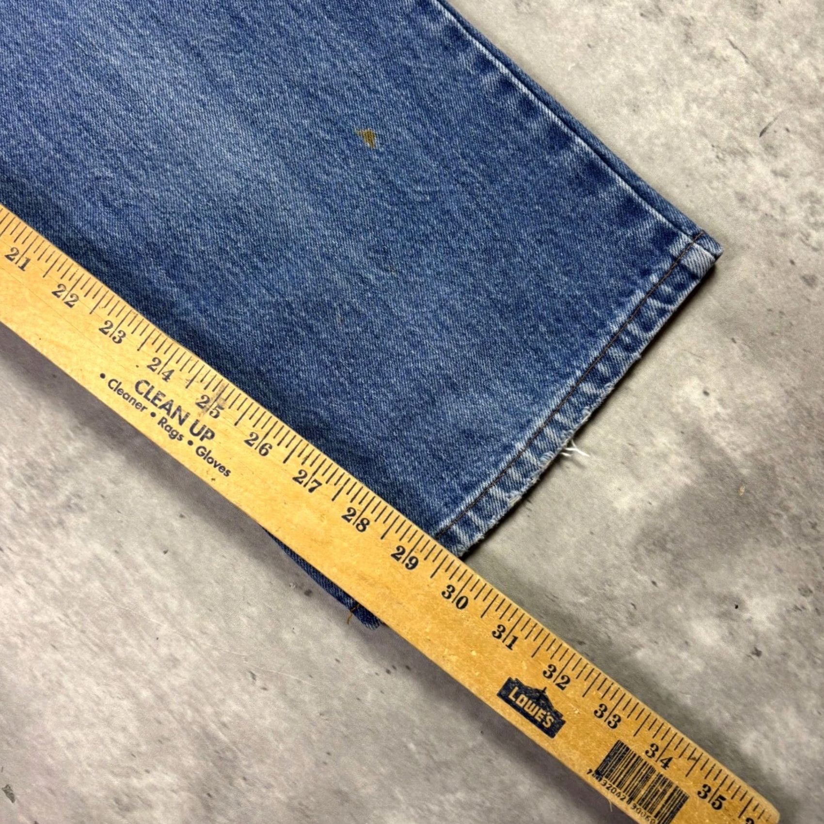 Denime VINTAGE Bodbucks Distressed Blue Denim Jeans Mens Size 32x30 Jeans Regular Blue 90s Mens Size US 32 / EU 48 - 5 Thumbnail