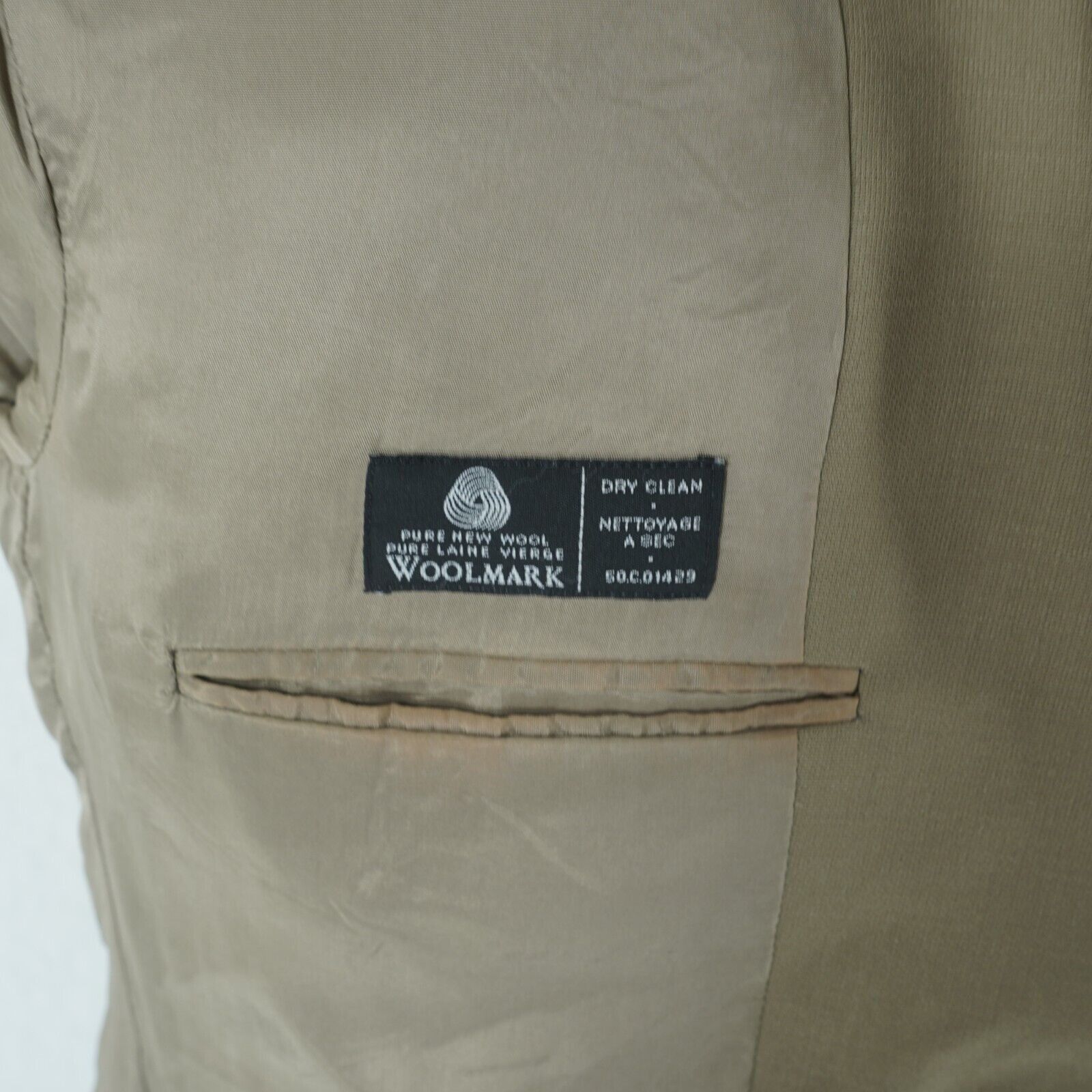 Ralph Lauren Chaps Ralph Lauren Wool Tan 2 Button Blazer 40R Suit Jacket Size 40R - 11 Thumbnail