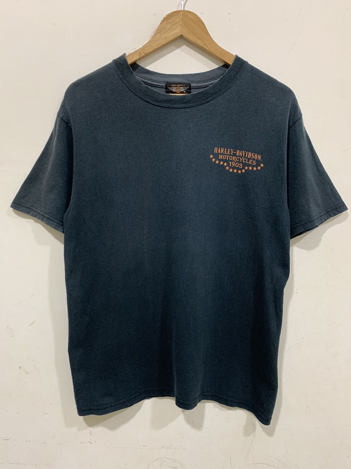 Harley Davidson Vintage Y2K Harley Davidson Motorcycles Faded T Shirt Size US L / EU 52-54 / 3 - 2 Thumbnail