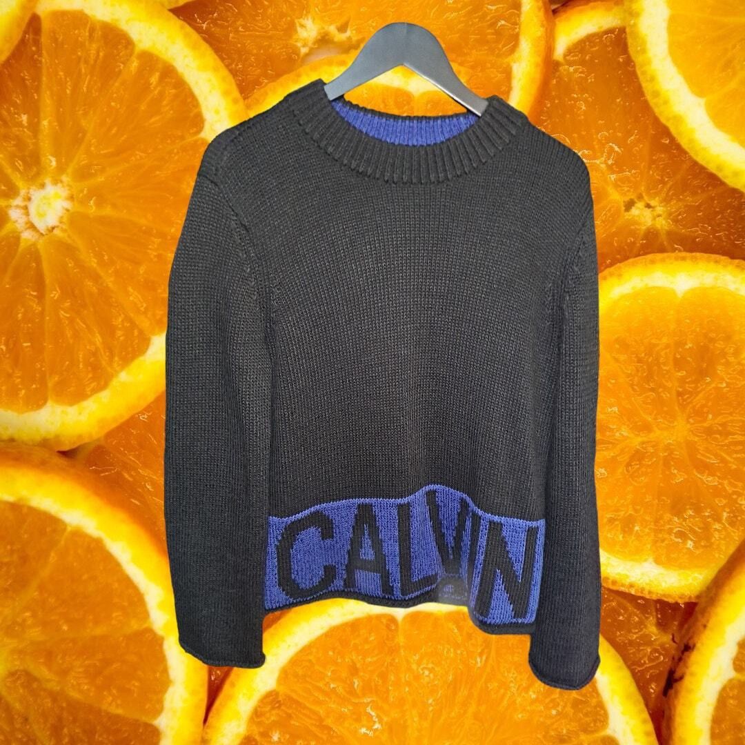 Other Calvin Klein Jeans Heavyweight Black and Blue Sweater Size L Size US L / EU 52-54 / 3 - 2 Thumbnail