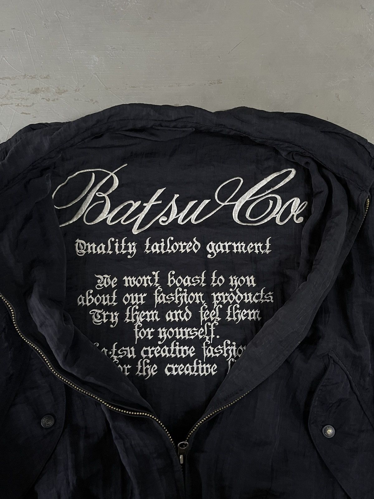 Japanese Brand Batsu Reversible Parachute Utility Bomber Issey Miyake Style Size US L / EU 52-54 / 3 - 6 Thumbnail