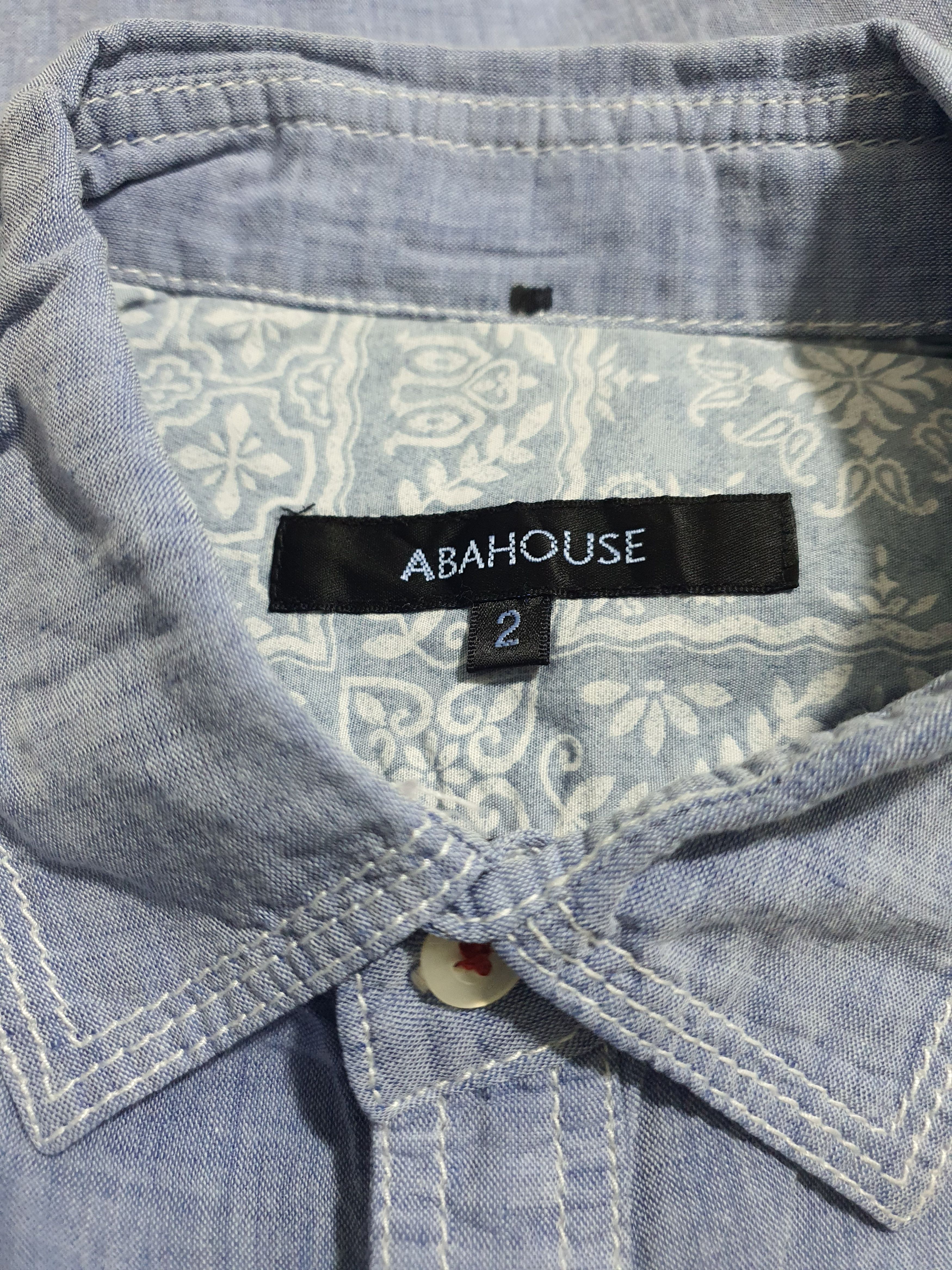 ABAHOUSE × Japanese Brand ABAHOUSE 19.5”/25” 3 QUARTER SLEEVE SHIRT Size US M / EU 48-50 / 2 - 4 Thumbnail