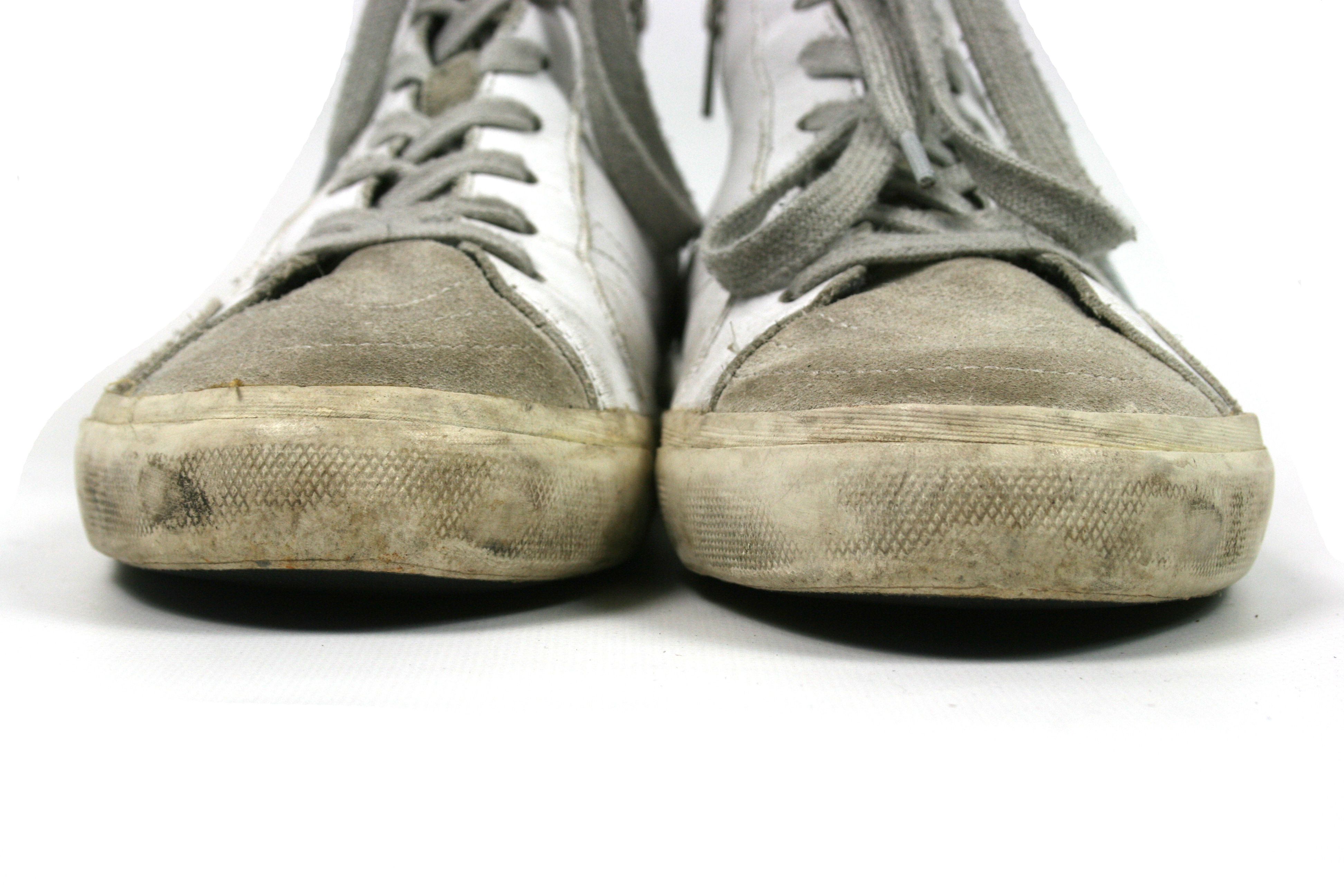 Dirk Bikkembergs Distressed Rubber Zipped High Top Sneakers Size US 8 / EU 41 - 3 Thumbnail