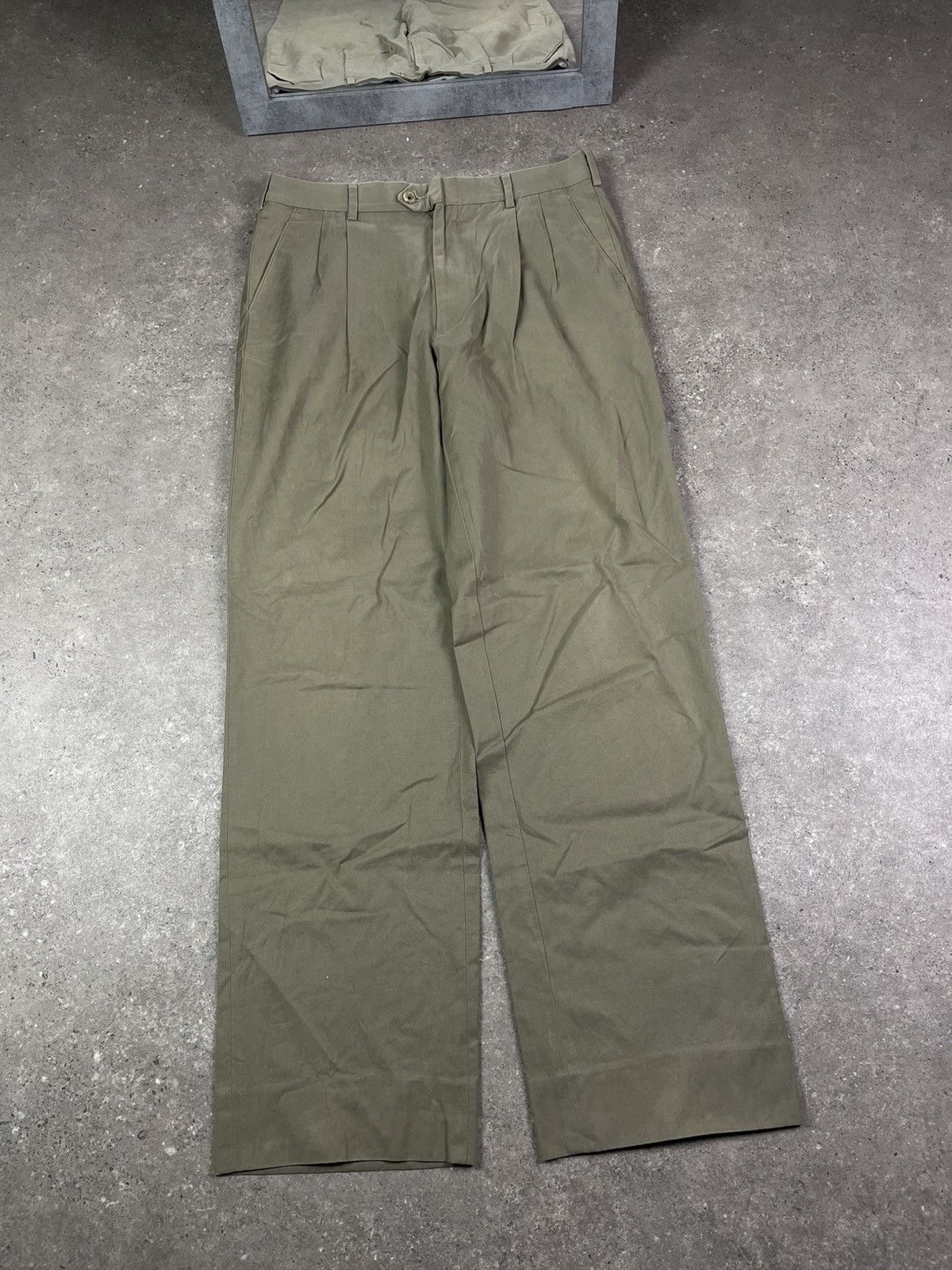 Vintage × Yves Saint Laurent Vintage 90s Yves Saint Laurent YSL Casual Formal Flared Pant Size US 33 - 1 Thumbnail
