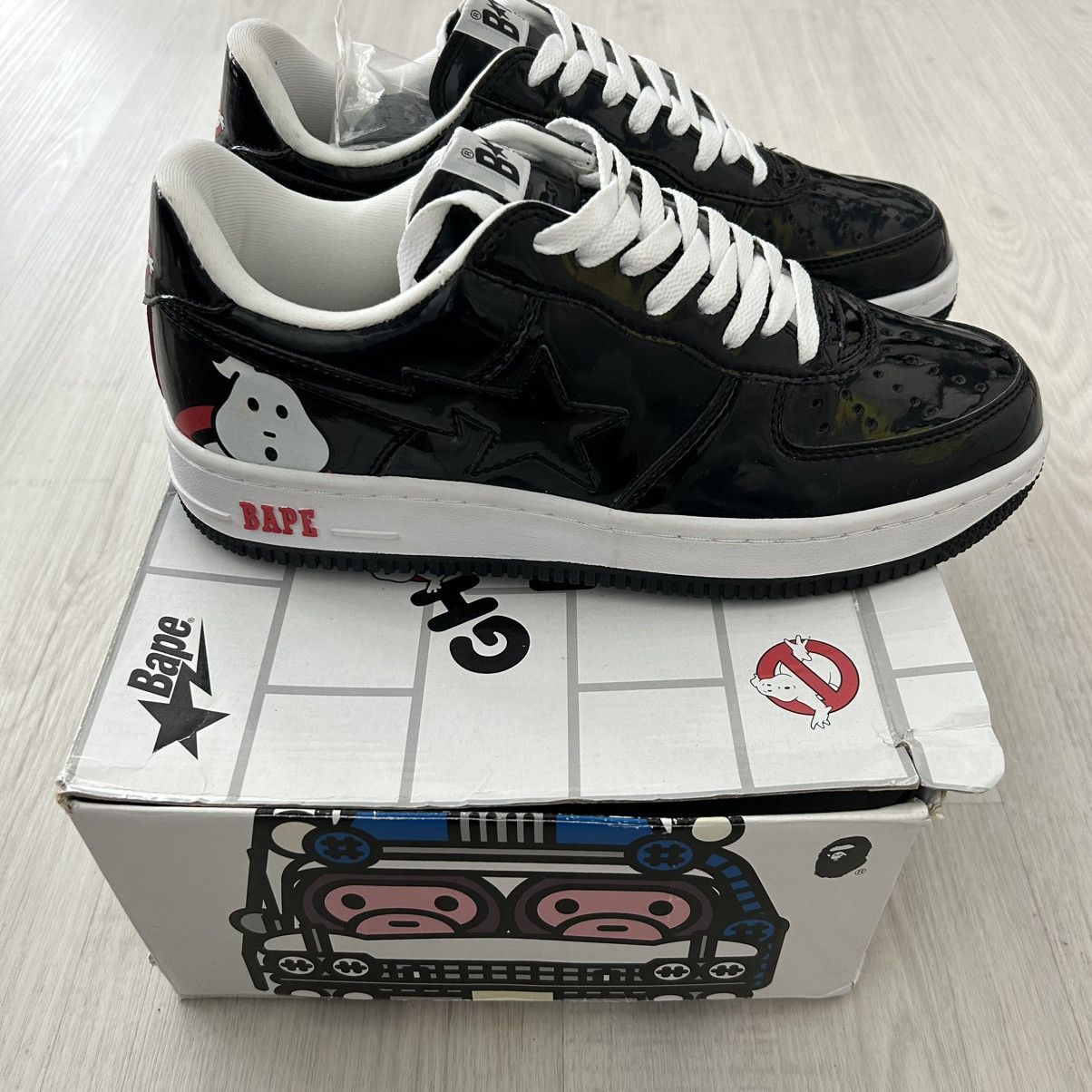 Bape VERY RARE OG 2009 A BATHING APE X GHOSTBUSTERS LOS ANGELES Size US 10.5 / EU 43-44 - 7 Thumbnail