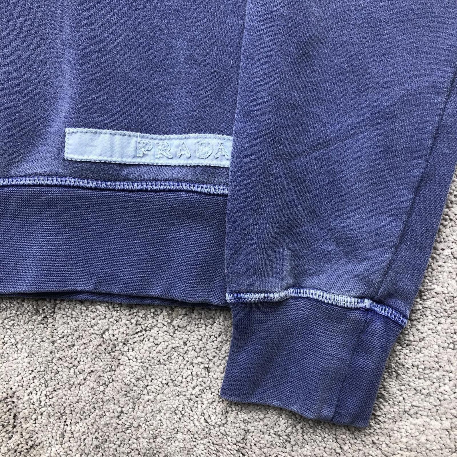 Prada Vintage Prada Overdyed V Neck Sweater Sweatshirt Jumper Size US M / EU 48-50 / 2 - 3 Thumbnail
