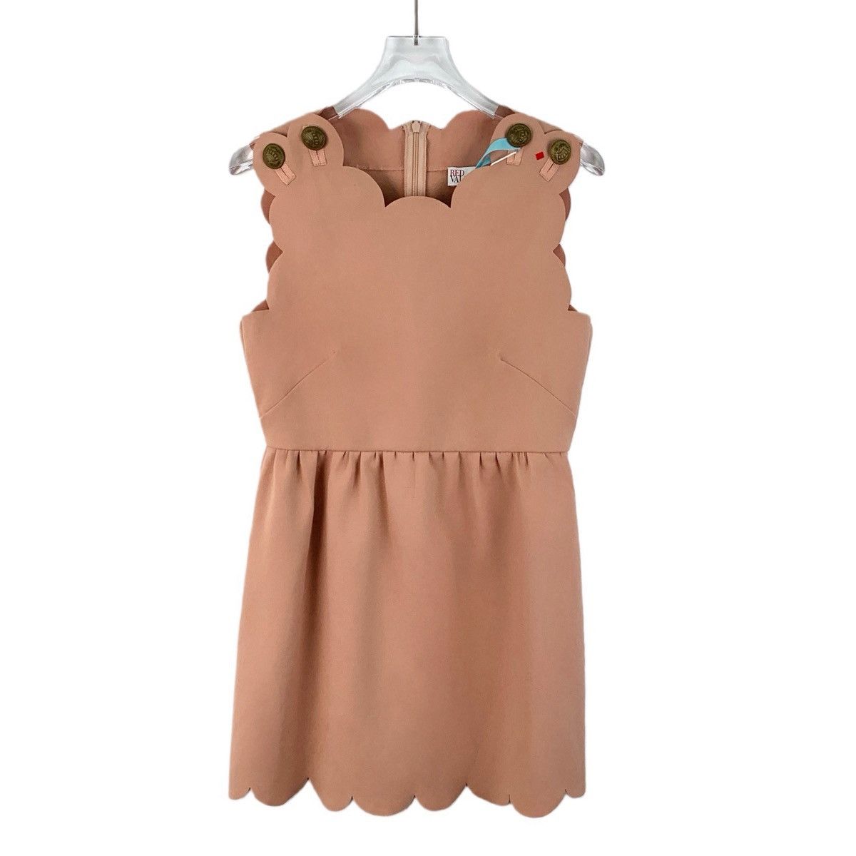 Valentino Valentino Pink Lace Trim Sleeveless Dress K26WX Size S / US 4 / IT 40 - 1 Thumbnail