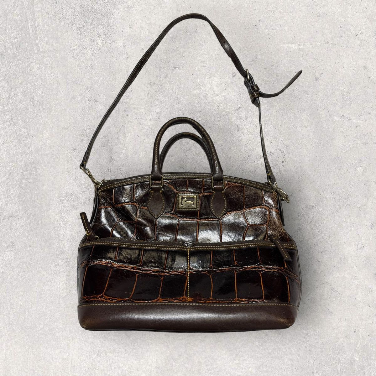 Dooney & Bourke × Vintage Vintage Dooney & Bourke crocodile bag Size ONE SIZE - 1 Thumbnail
