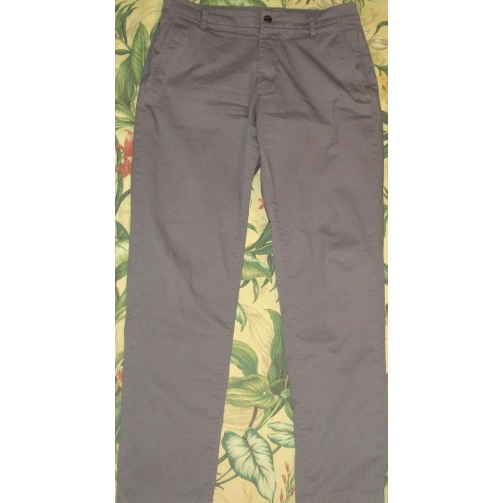 Vintage BIRDDOGS Chino Pants 32 x 30 Gray Men Regular 32 Inseam 30 XS? Size US 32 / EU 48 - 3 Thumbnail