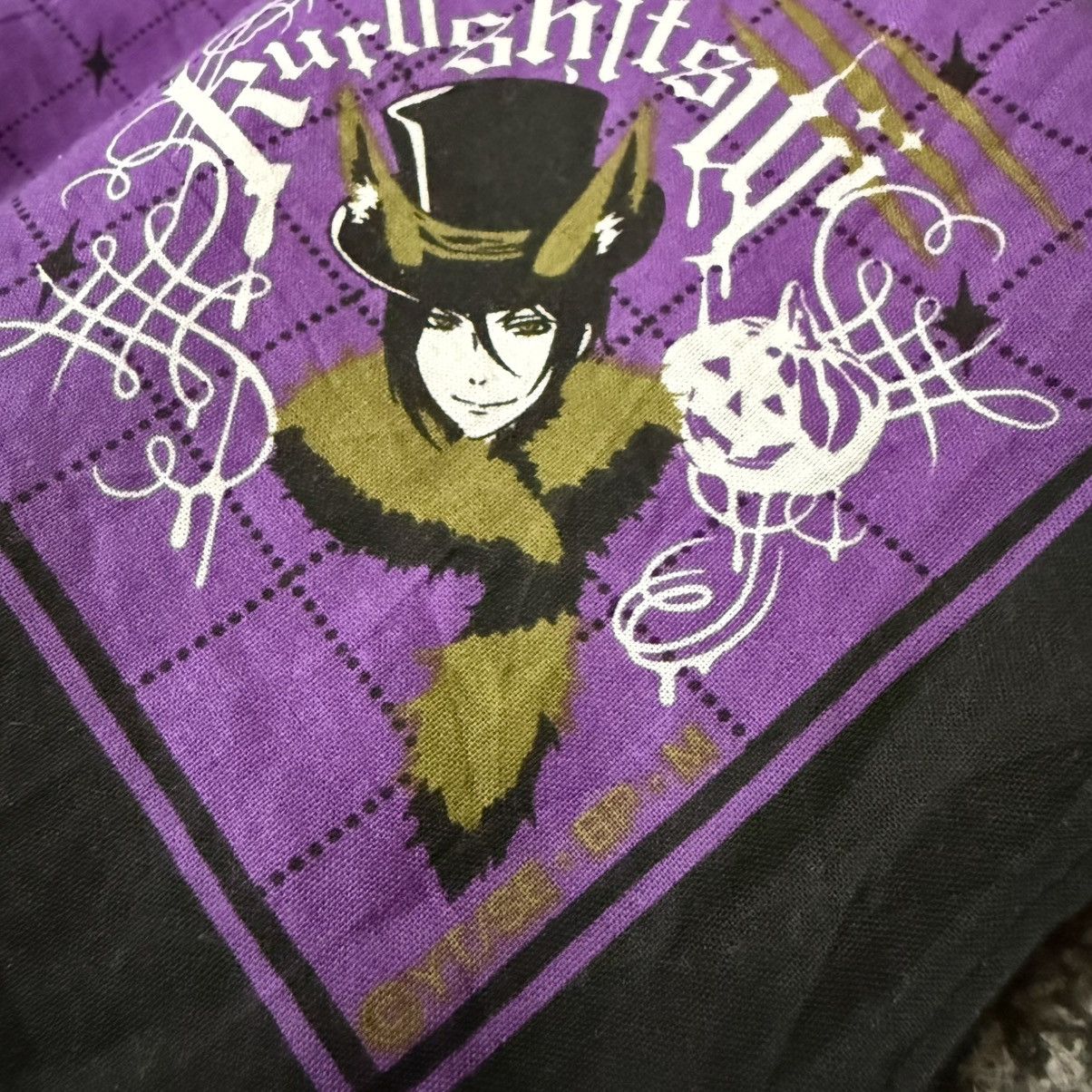 Hysteric Glamour Anime Black Butler Kuroshisuji Handkerchief Bandana Archive Size ONE SIZE - 4 Thumbnail