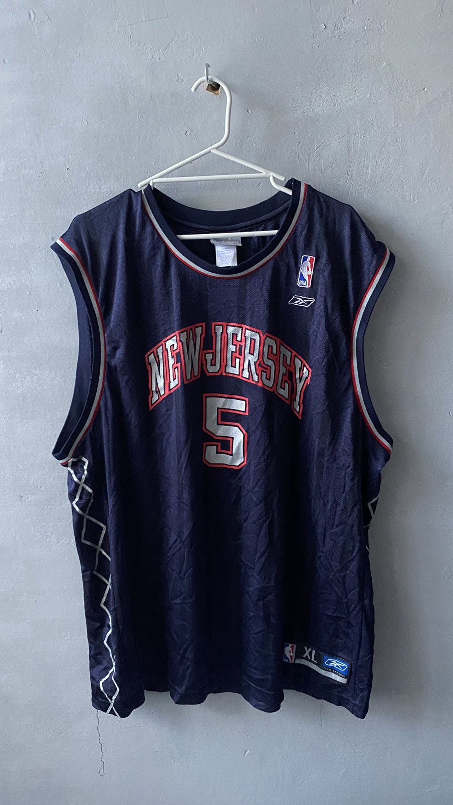 Reebok Vintage New Jersey Jason Kidd 5 NBA NETS jersey Size US XL / EU 56 / 4 - 1 Thumbnail