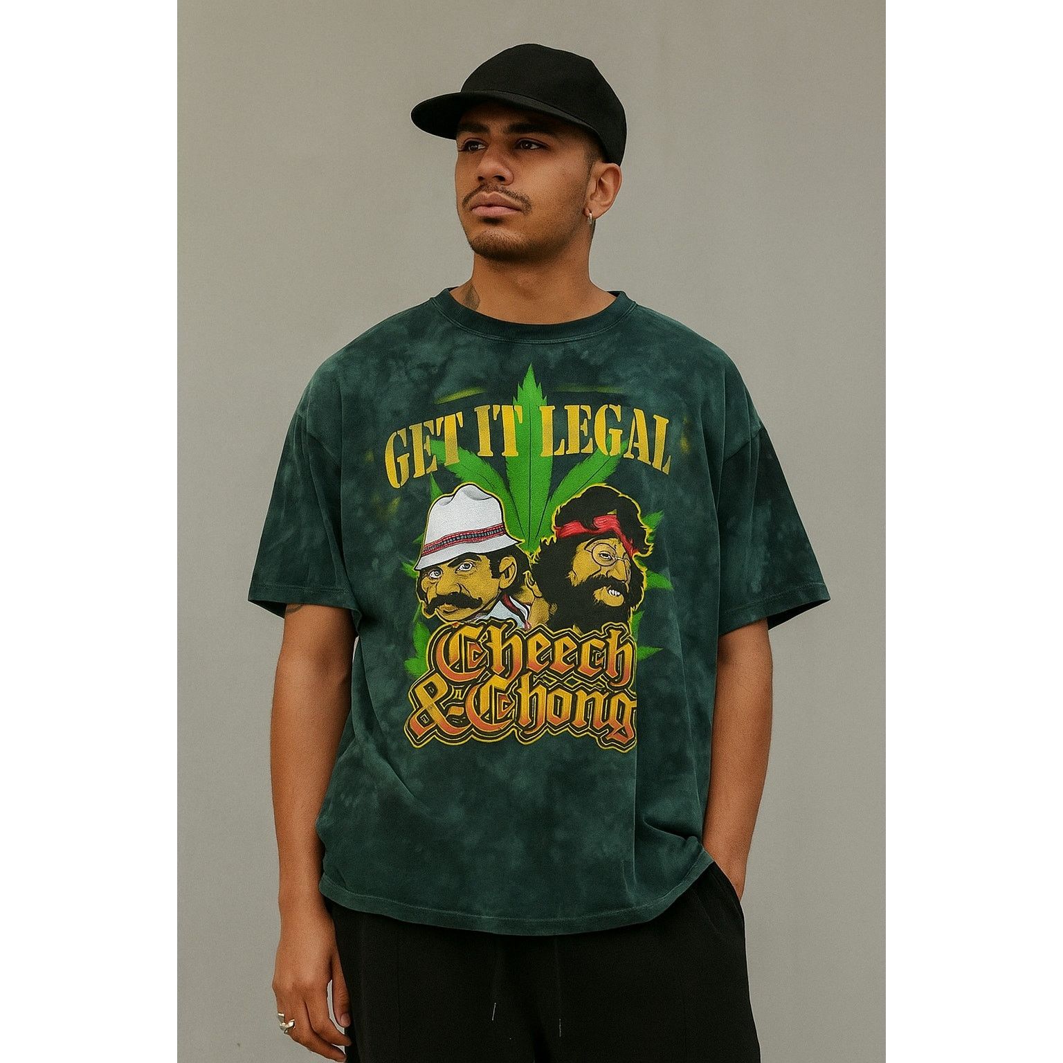Anvil Vintage Cheech and Chong Get It Legal Tie Dye Hippie Size US XL / EU 56 / 4 - 1 Thumbnail
