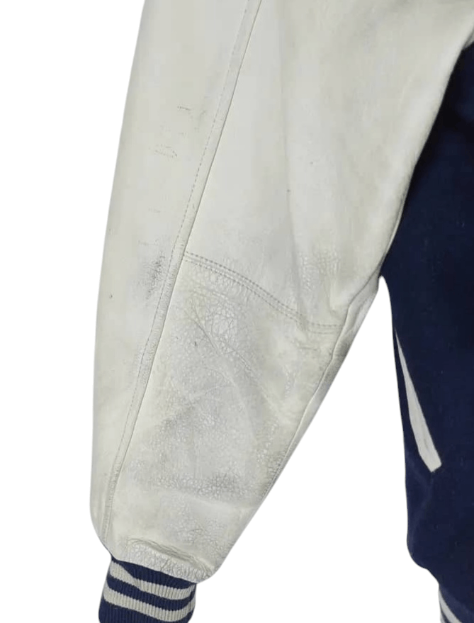 Japanese Brand Rare Vintage Van Jac Varsity Jacket Leather Size US L / EU 52-54 / 3 - 7 Thumbnail