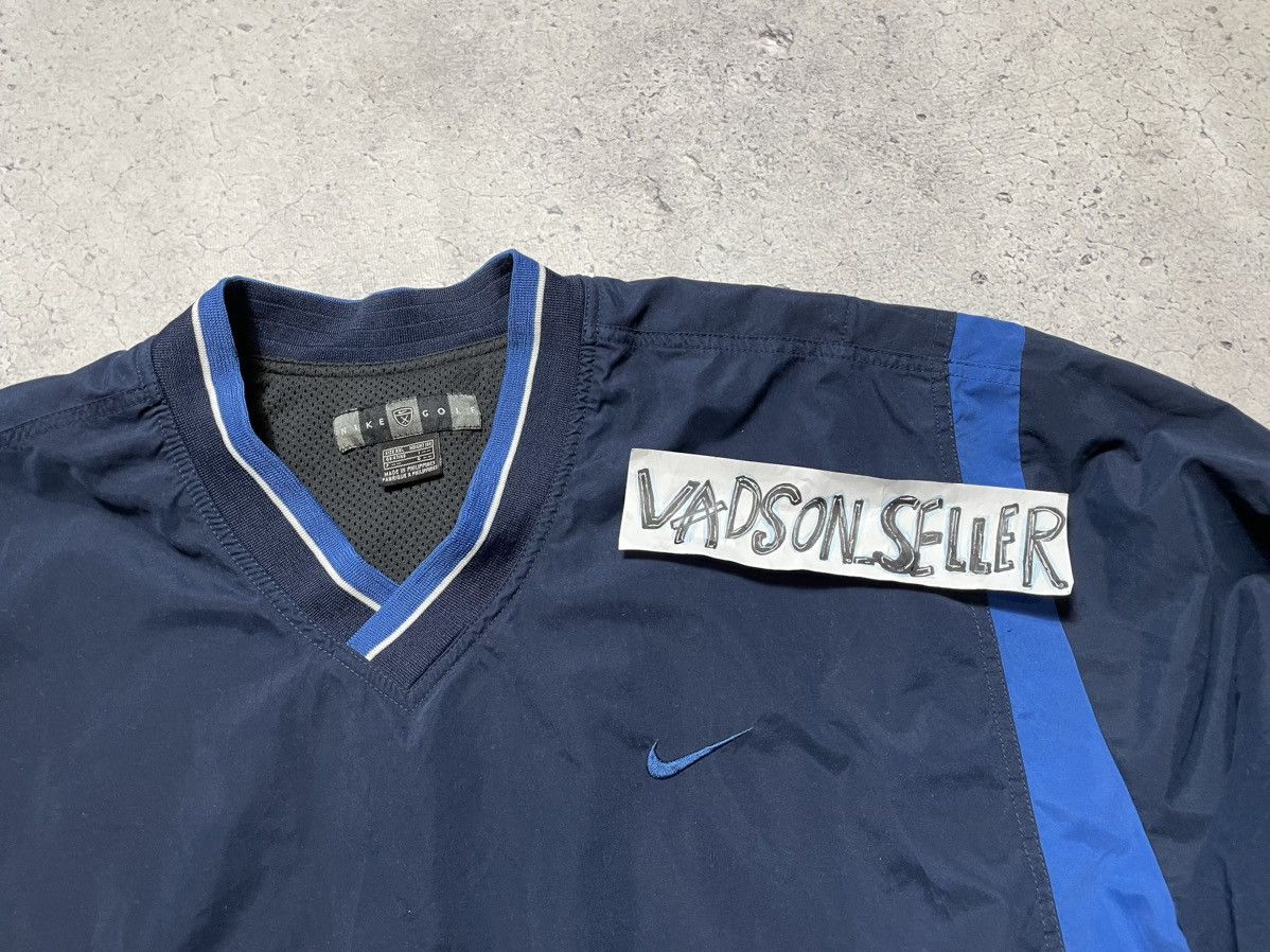 Nike Vintage Nylon Jacket Sweatshirt Nike Golf Y2K Drill Swoosh Size US XXL / EU 58 / 5 - 5 Thumbnail