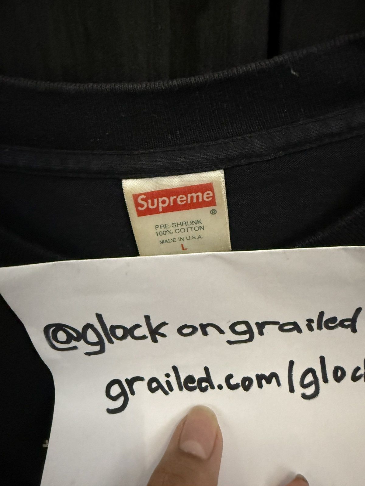 Supreme Supreme LV Monogram Box Logo Black Cease And Desist Tee Size US L / EU 52-54 / 3 - 8 Thumbnail