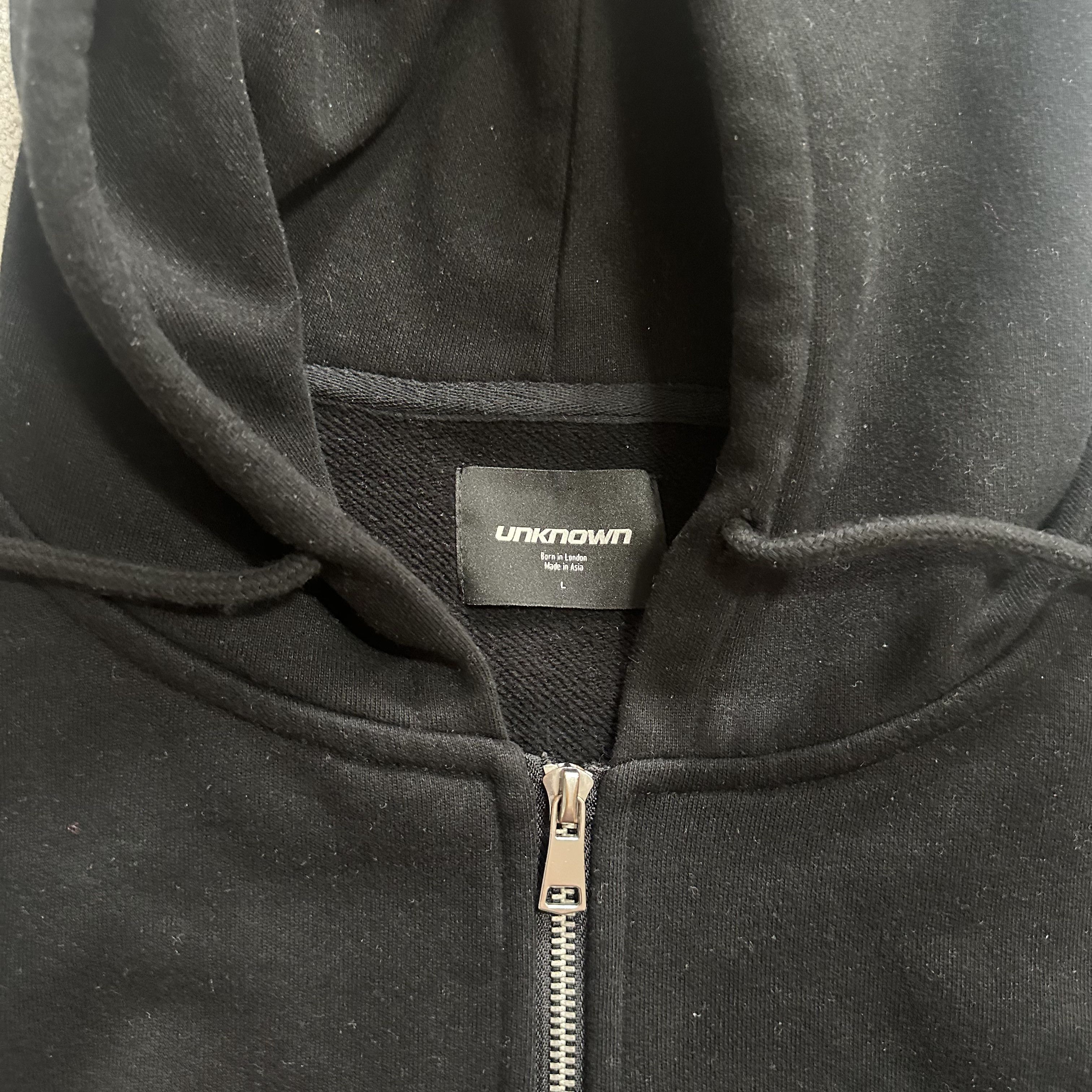 Unknown London UNKNOWN LONDON RHINESTONE BLACK DAGGER HOODIE Size US L / EU 52-54 / 3 - 2 Thumbnail