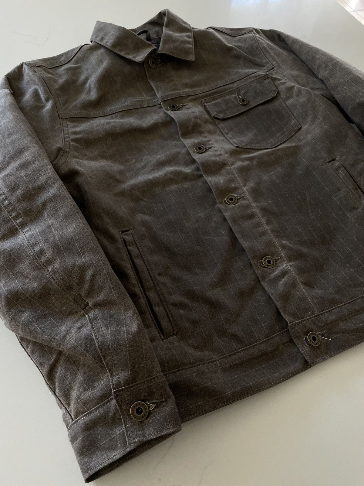 Flint And Tinder Flint and Tinder Waxed Ripstop Trucker Jacket Limited - S Size US S / EU 44-46 / 1 - 3 Thumbnail