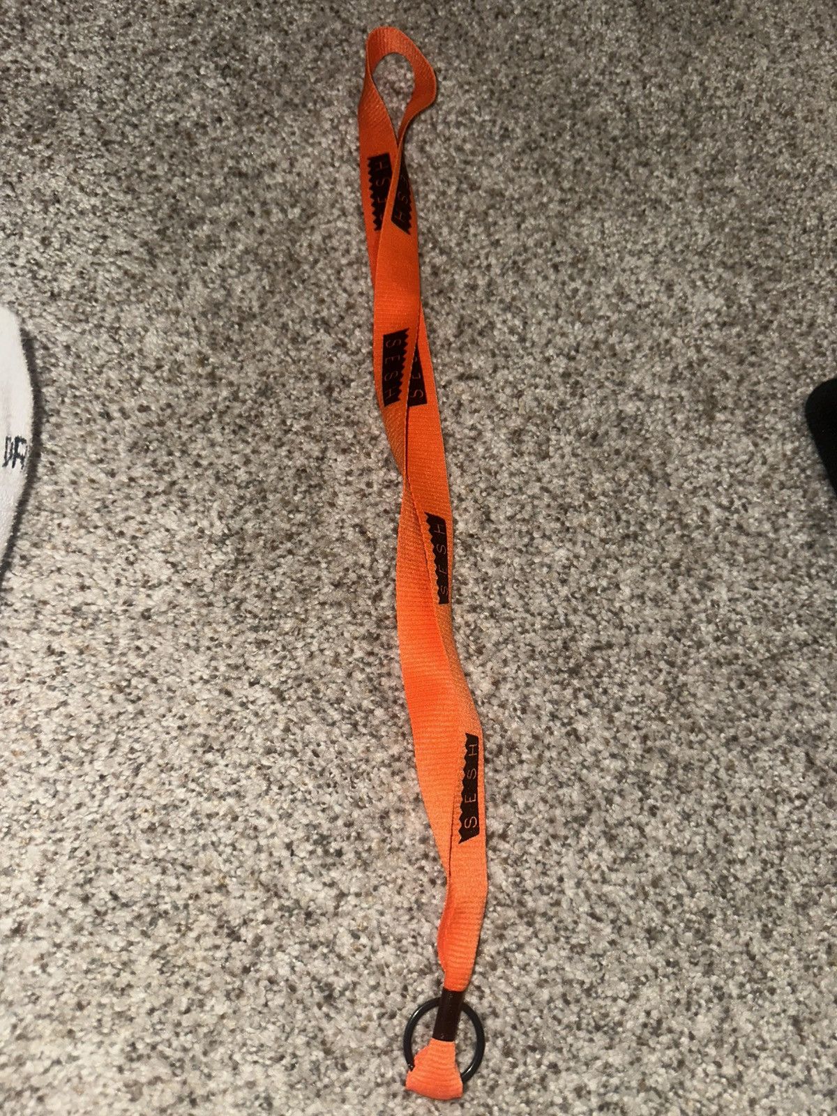 Fuck The Population × G59 Records × TeamSESH TeamSesh logo lanyard orange Size ONE SIZE - 1 Preview
