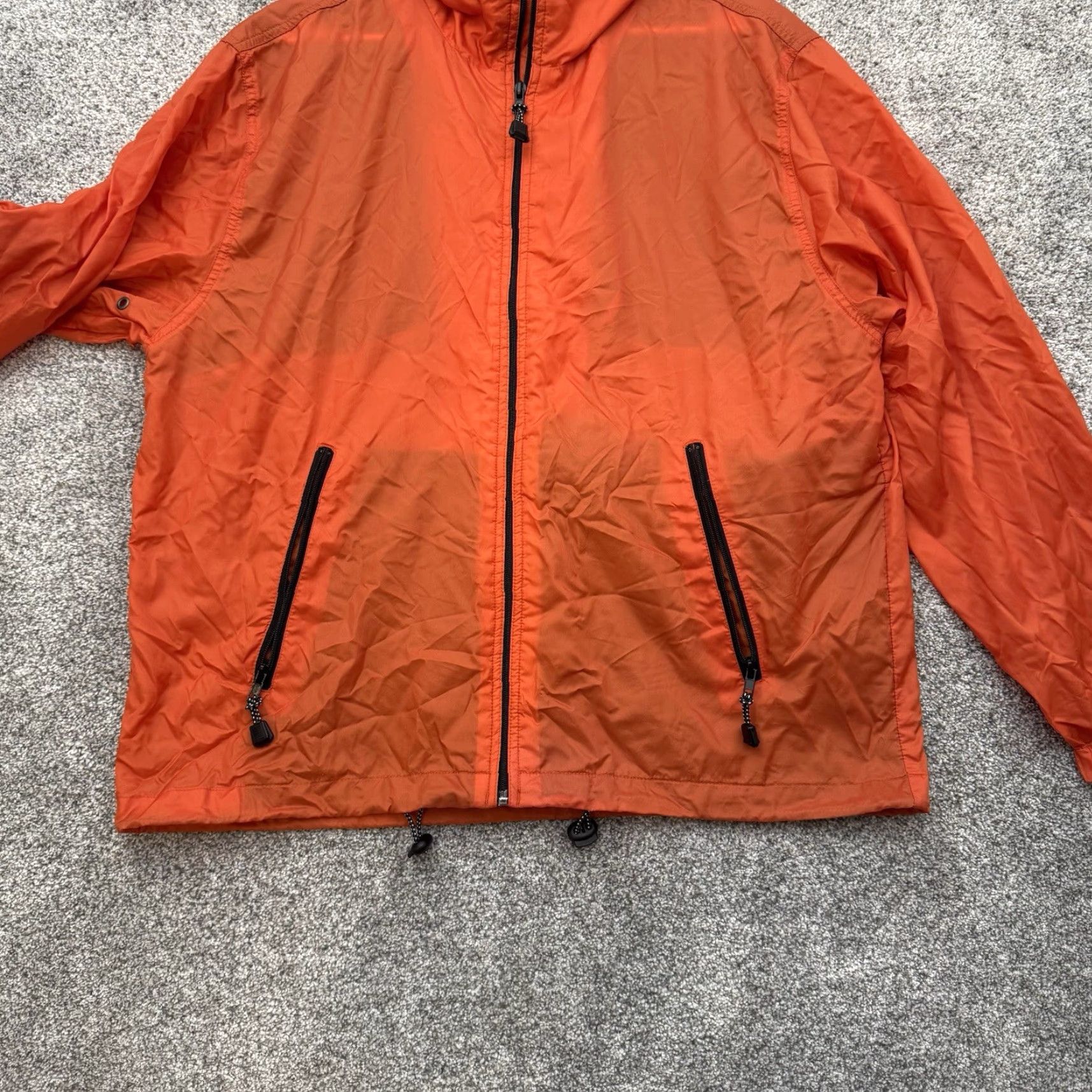 Vintage VINTAGE Y2K Nylon Windbreaker Aberdeen Collection Windbreaker L Orange 90s Outdoor Grunge Skater Hiking Utility Men's Jacket Full Zip Pockets Size US L / EU 52-54 / 3 - 5 Thumbnail
