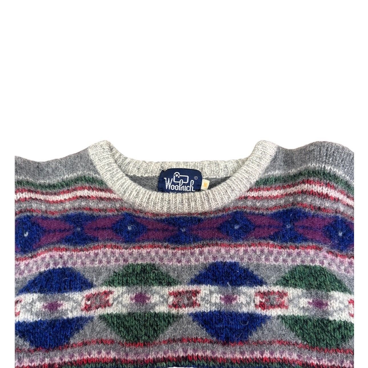 Woolrich Woolen Mills Vintage Woolrich Fairisle Nordic Yoke Wool Cabin Sweater Kni Size US M / EU 48-50 / 2 - 3 Thumbnail