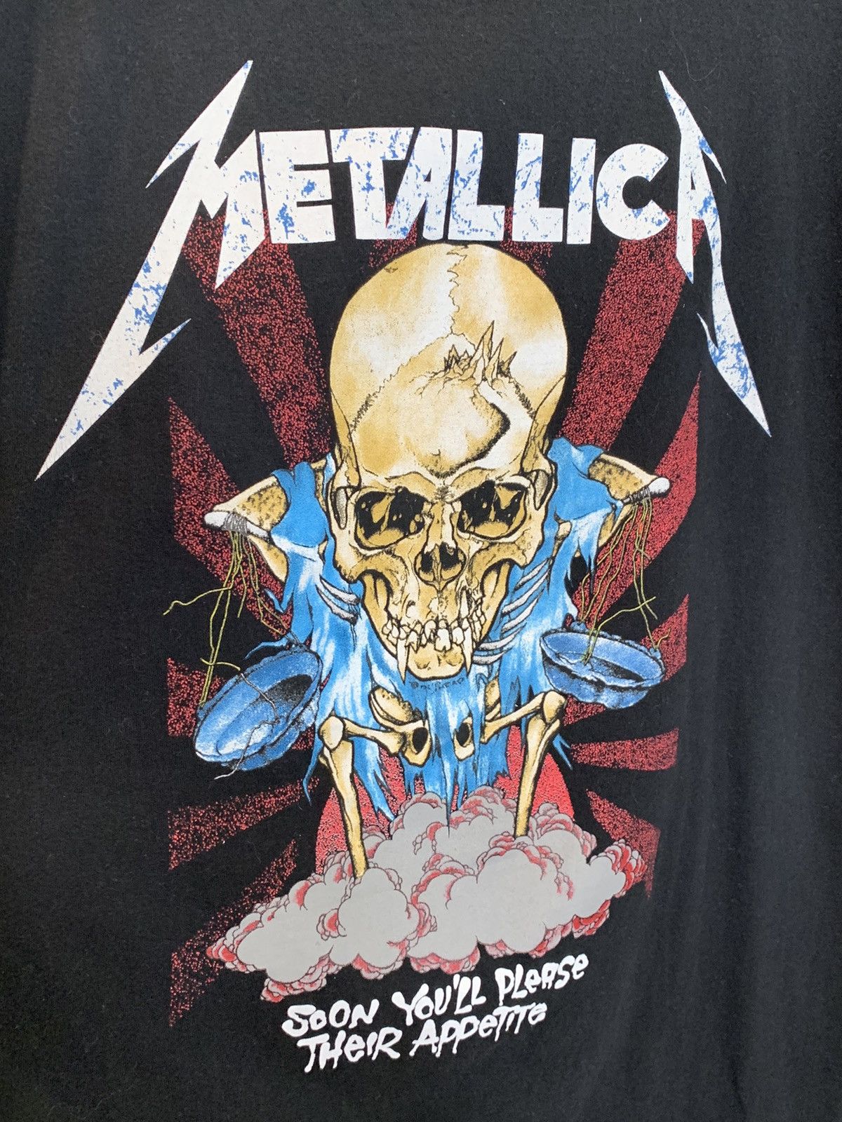 Band Tees × Metallica × Vintage *RARE* 2007 Metallica And Justice For All Album Tour T-Shirt Size US L / EU 52-54 / 3 - 4 Thumbnail