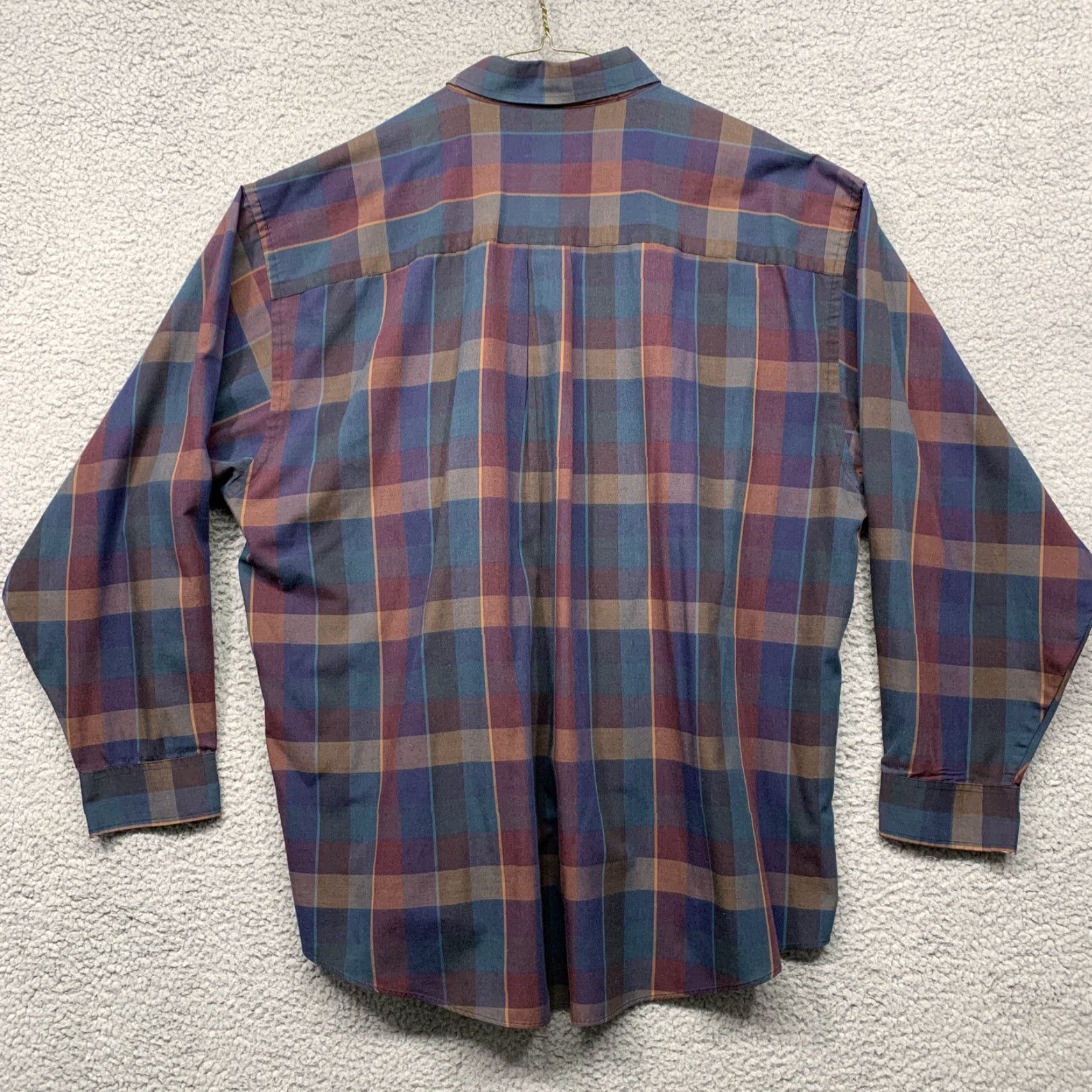 Van Heusen Van Heusen Button-Down Shirt Men's XL Plaid Multicolor 2 Pockets Button Up Collar Casual Workwear Size US XL / EU 56 / 4 - 5 Thumbnail