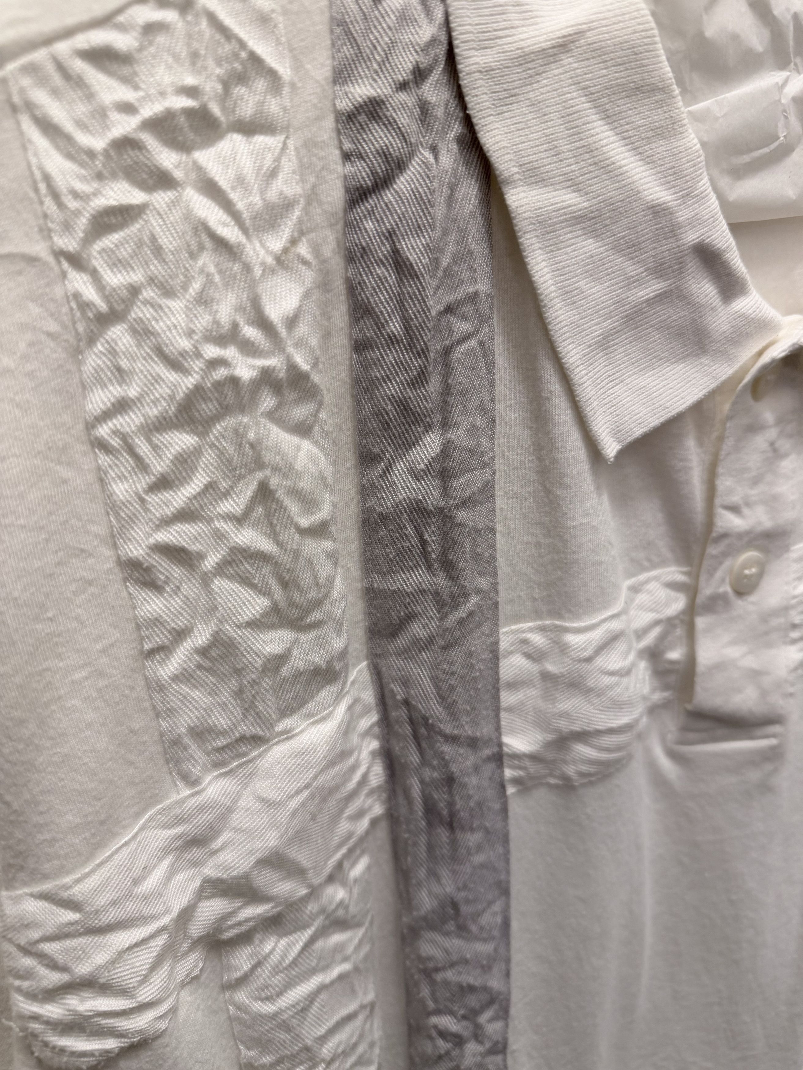 Issey Miyake S/S18 $620 Crushed Ribbon Masterpiece Polo size 5 Size US XL / EU 56 / 4 - 2 Thumbnail