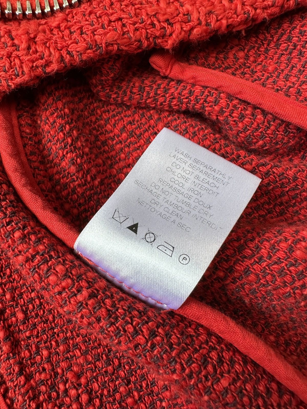 Iro IRO Agnette Tweed Jacket Red size 3 Size XS / US 0-2 / IT 36-38 - 18 Thumbnail