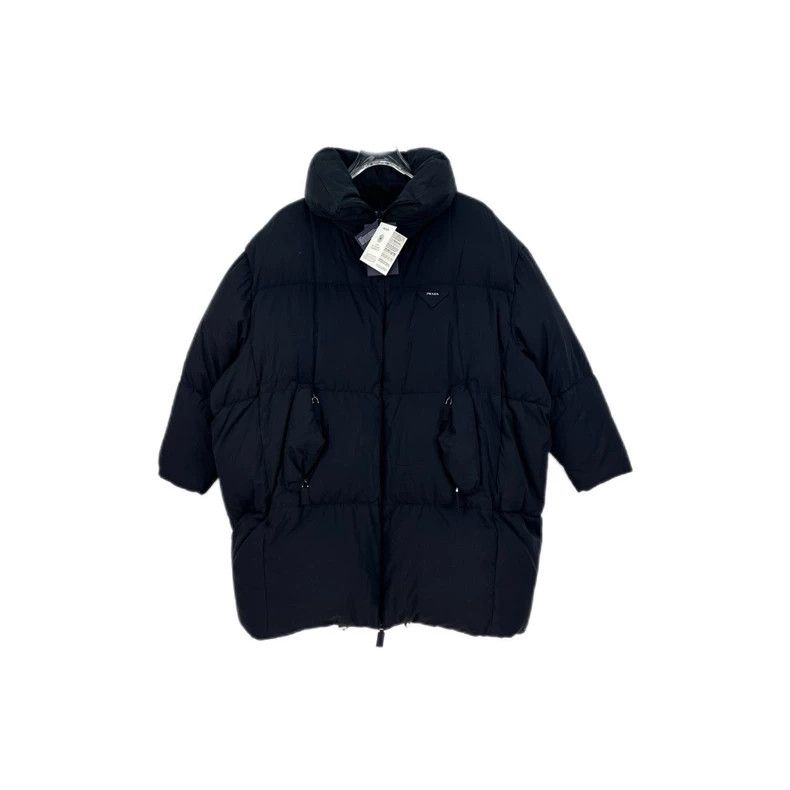 Prada Prada Black classic triangle down jacket 2502-Nextarrow Size US XXS / EU 40 - 1 Thumbnail