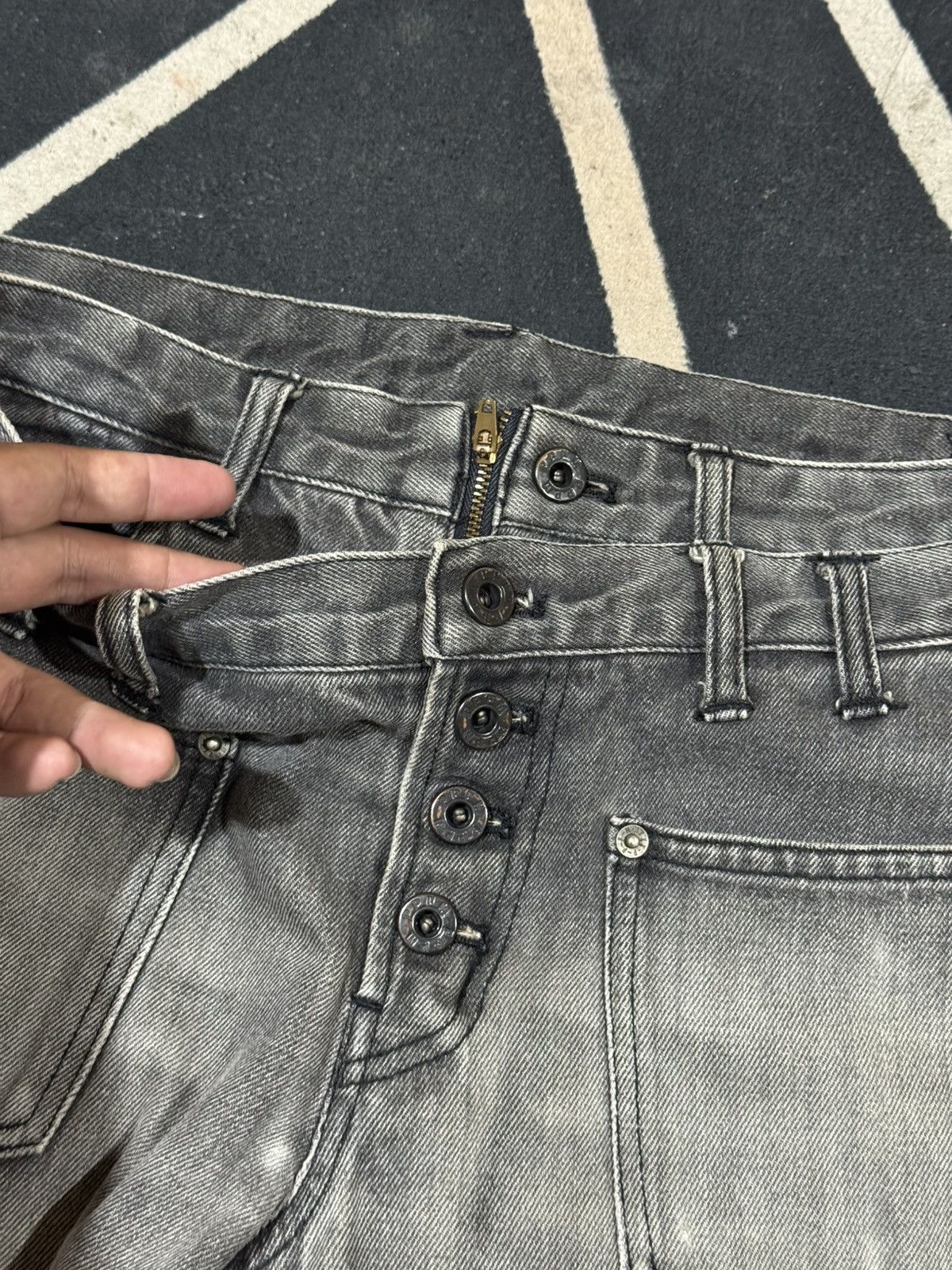 PPFM PPFM Double Waist Flared Denim Size US 30 / EU 46 - 14 Thumbnail