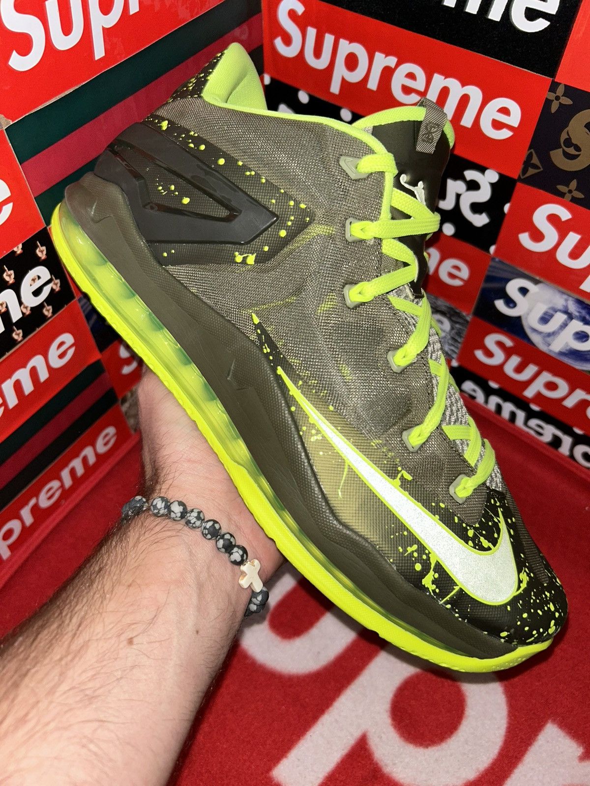 Nike Nike Lebron 11 Low Dunkman 642849-200 size 12 Size US 12 / EU 45 - 8 Thumbnail