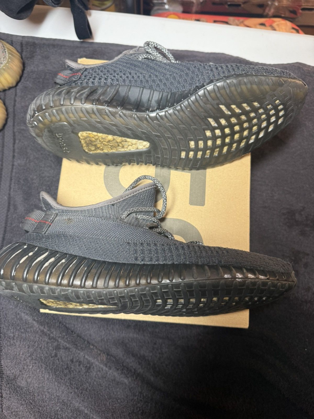 Adidas × Kanye West Adidas yeezy boost 350 v2 BLACK Size US 10.5 / EU 43-44 - 7 Thumbnail