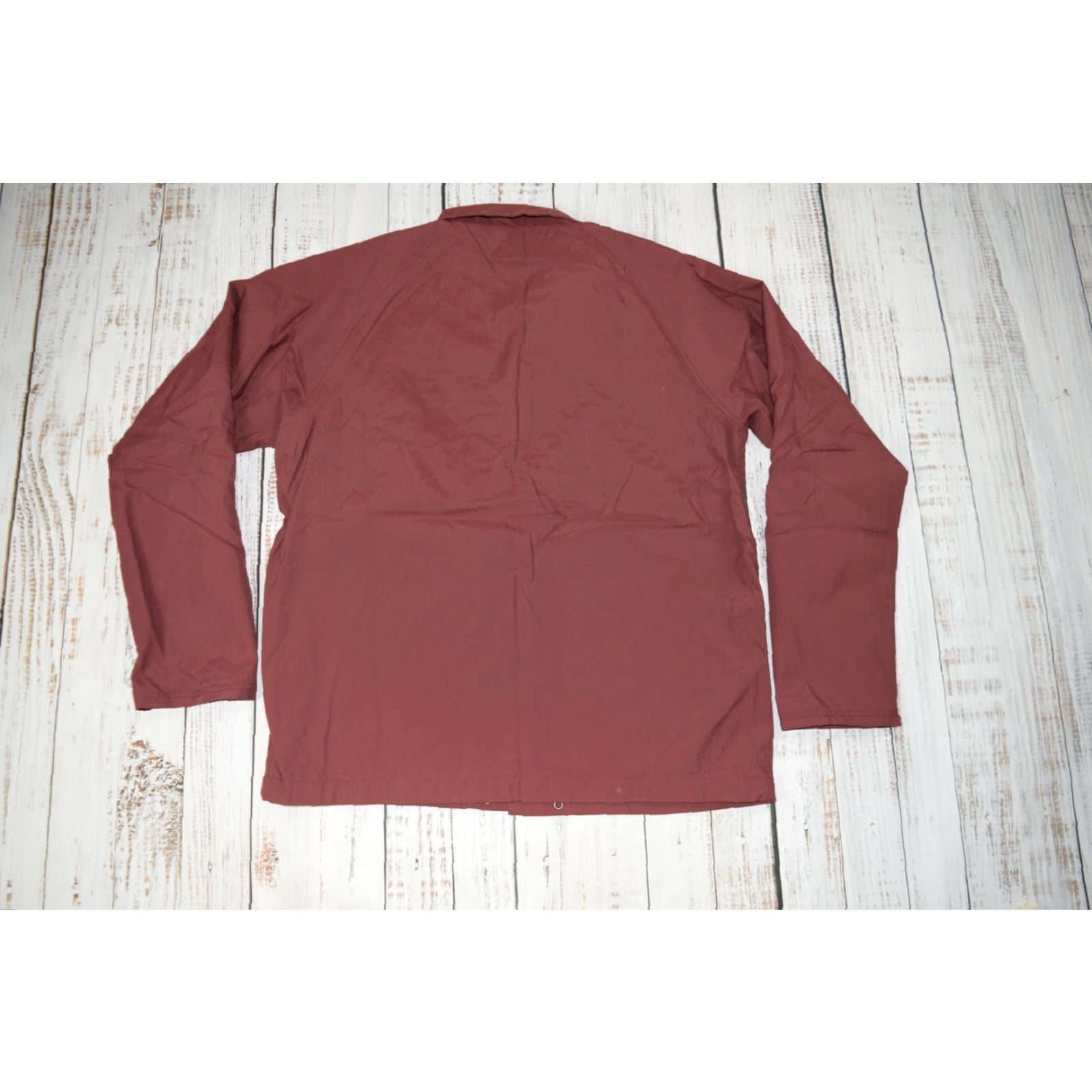 Vintage VINTAGE DC Skateboarding Coach Jacket Mens Cotton Blend Maroon Snap Front Lined Size M, Red, 90s, Workwear, Casual Jacket Size US M / EU 48-50 / 2 - 7 Thumbnail