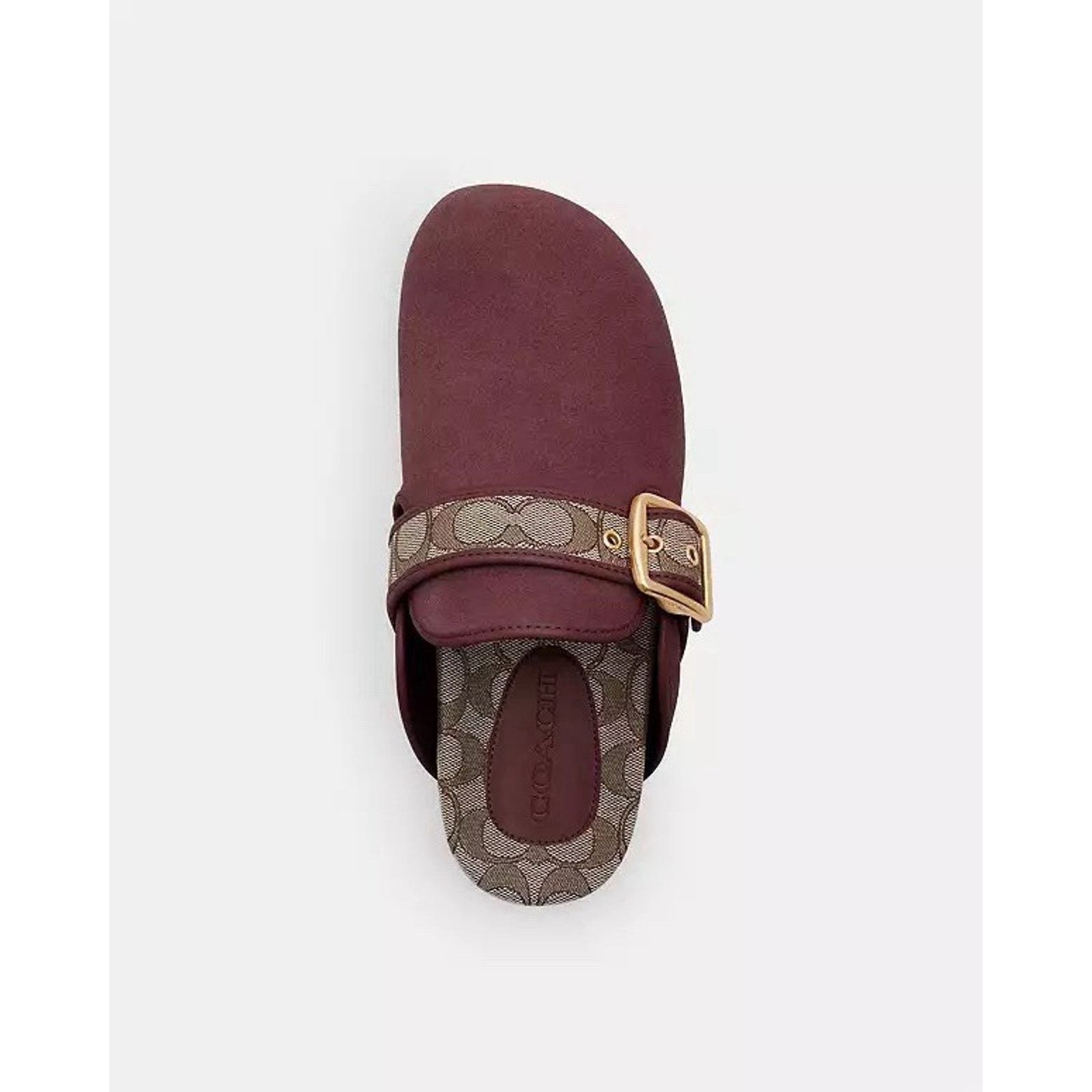 Coach NWT Coach Woman Archival Buckle Clog Shoes Merlot CCO05 us 7 Size US 7 / IT 37 - 10 Thumbnail