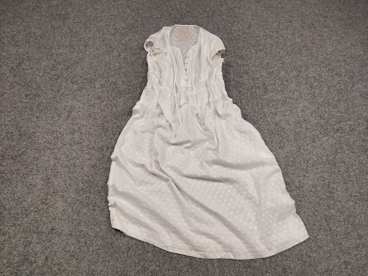 Japanese Brand Yangany Japan Made Design Light white Dress Size XS / US 0-2 / IT 36-38 - 5 Thumbnail