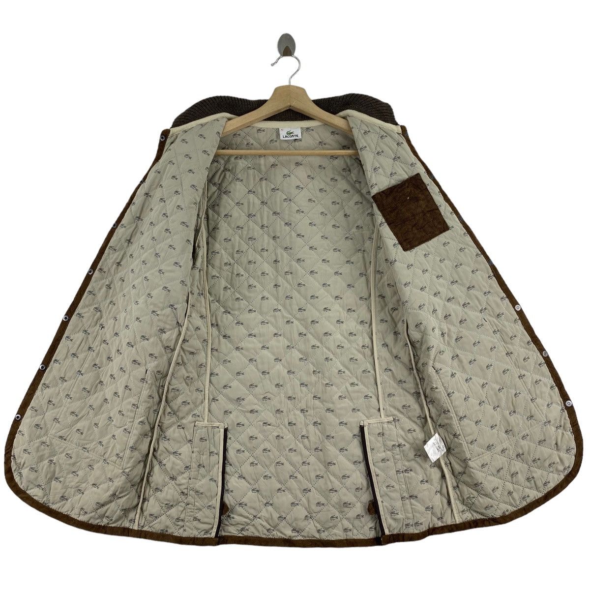 Lacoste LACOSTE Fullprint Sports Quilted Long Trench Coat Parka Size US S / EU 44-46 / 1 - 1 Thumbnail